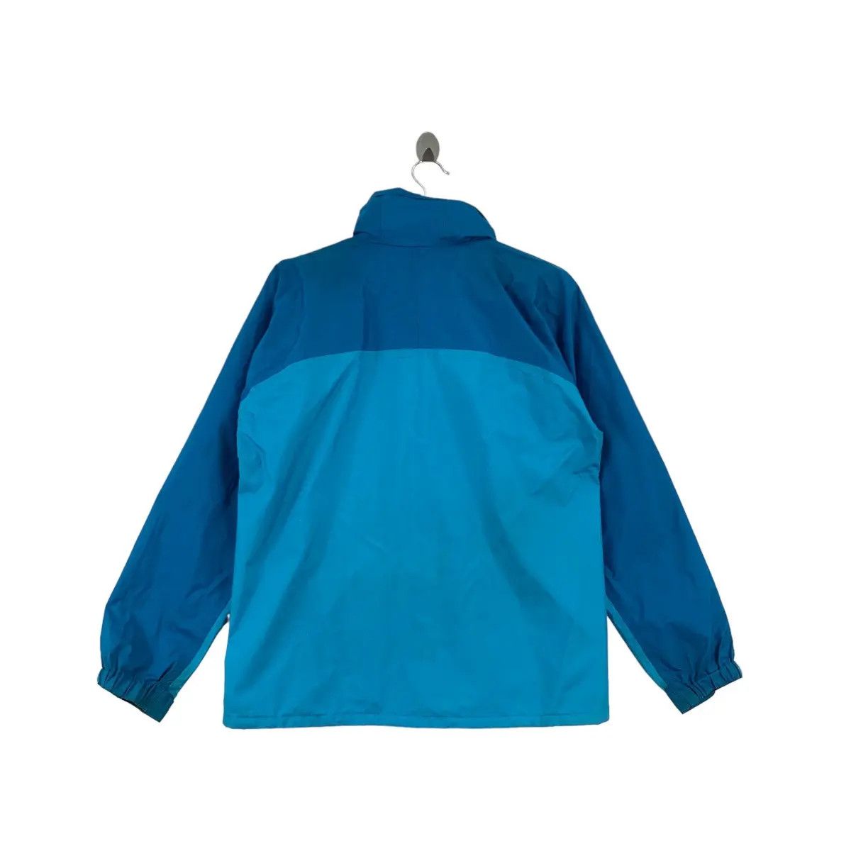 Montbell Vintage MONTBELL JAPAN Outdoor Blue Nylon Hoodie Jacket Size M / US 6-8 / IT 42-44 - 3 Thumbnail