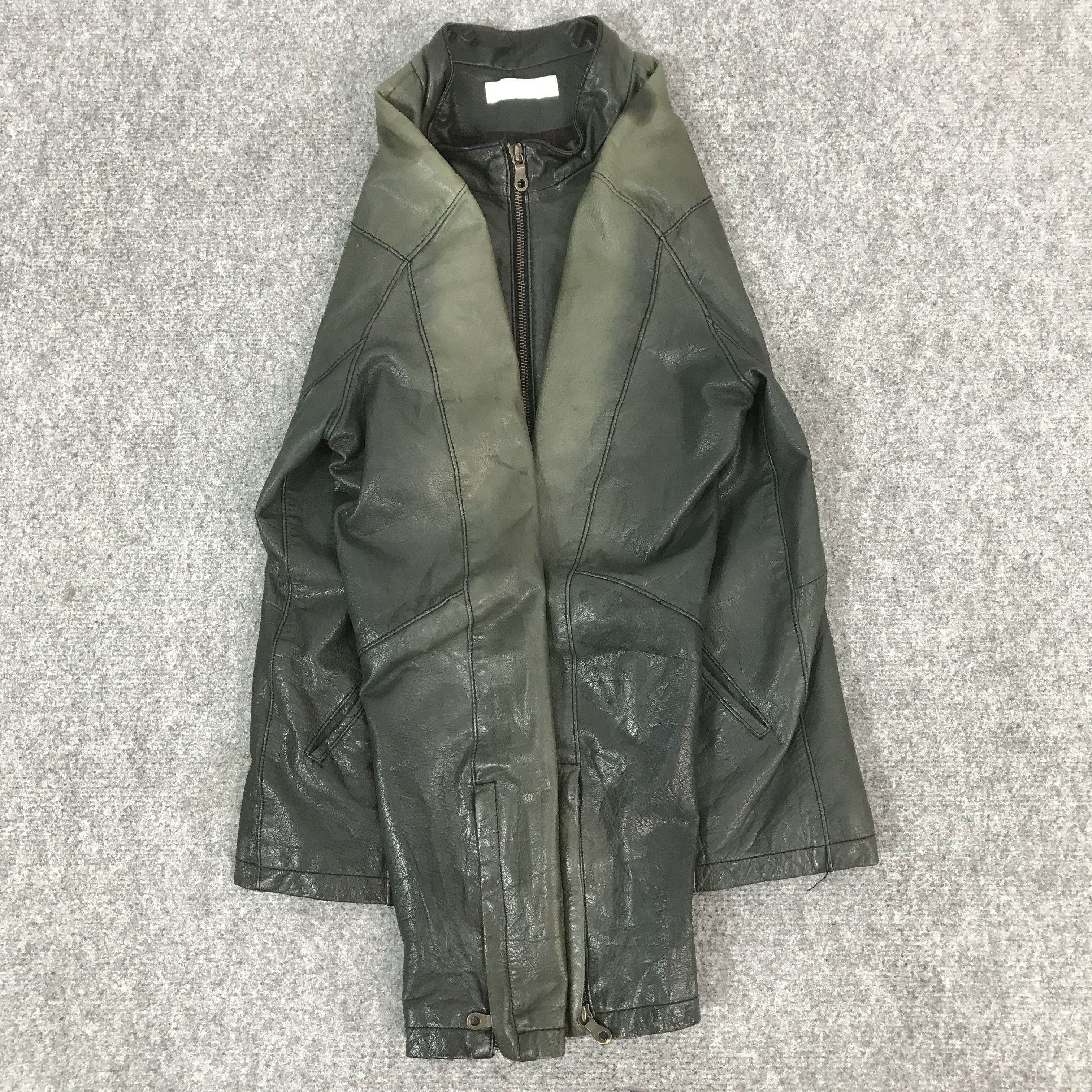 If Six Was Nine lui's leather faded jacket biker style K66B10 Size US M / EU 48-50 / 2 - 10 Thumbnail