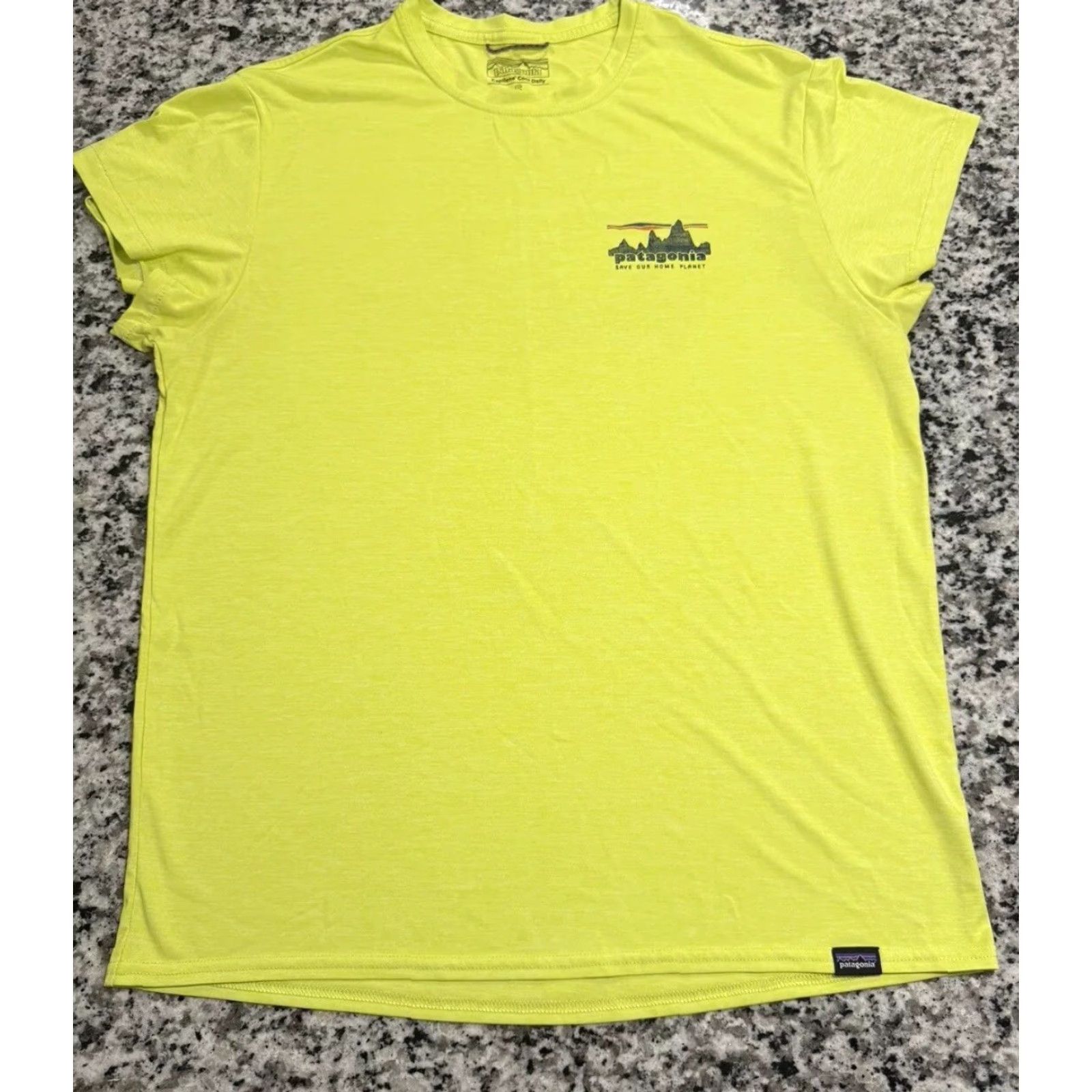 Patagonia Patagonia Shirt Women S Gray/Yellow Capilene Cool Daily Tee Hiking Comfort Casual Slimming Athletic Shirt Womens Size S / US 4 / IT 40 - 2 Thumbnail