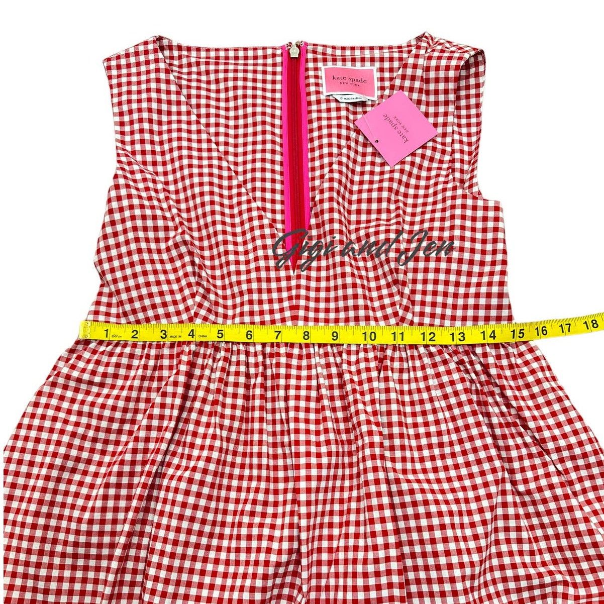 Kate Spade kate spade NY Women’s Mini Gingham Vineyard Dress size 6 Size M / US 6-8 / IT 42-44 - 5 Thumbnail