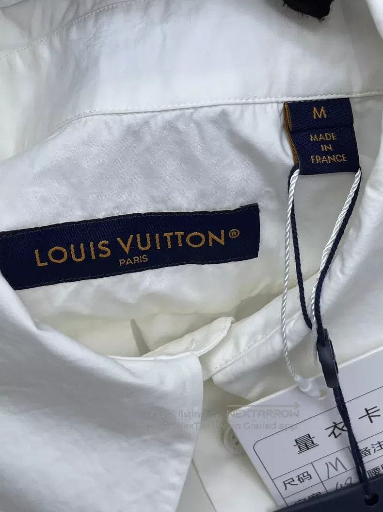 Louis Vuitton Louis Vuitton White wavy shirt Size US M / EU 48-50 / 2 - 6 Thumbnail