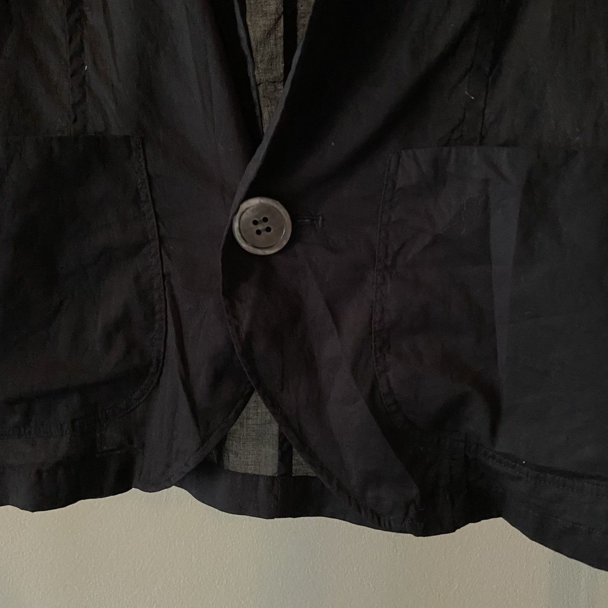 Sunao Kuwahara Sunao Kuwahara Soft Black Blazer Size M / US 6-8 / IT 42-44 - 3 Thumbnail