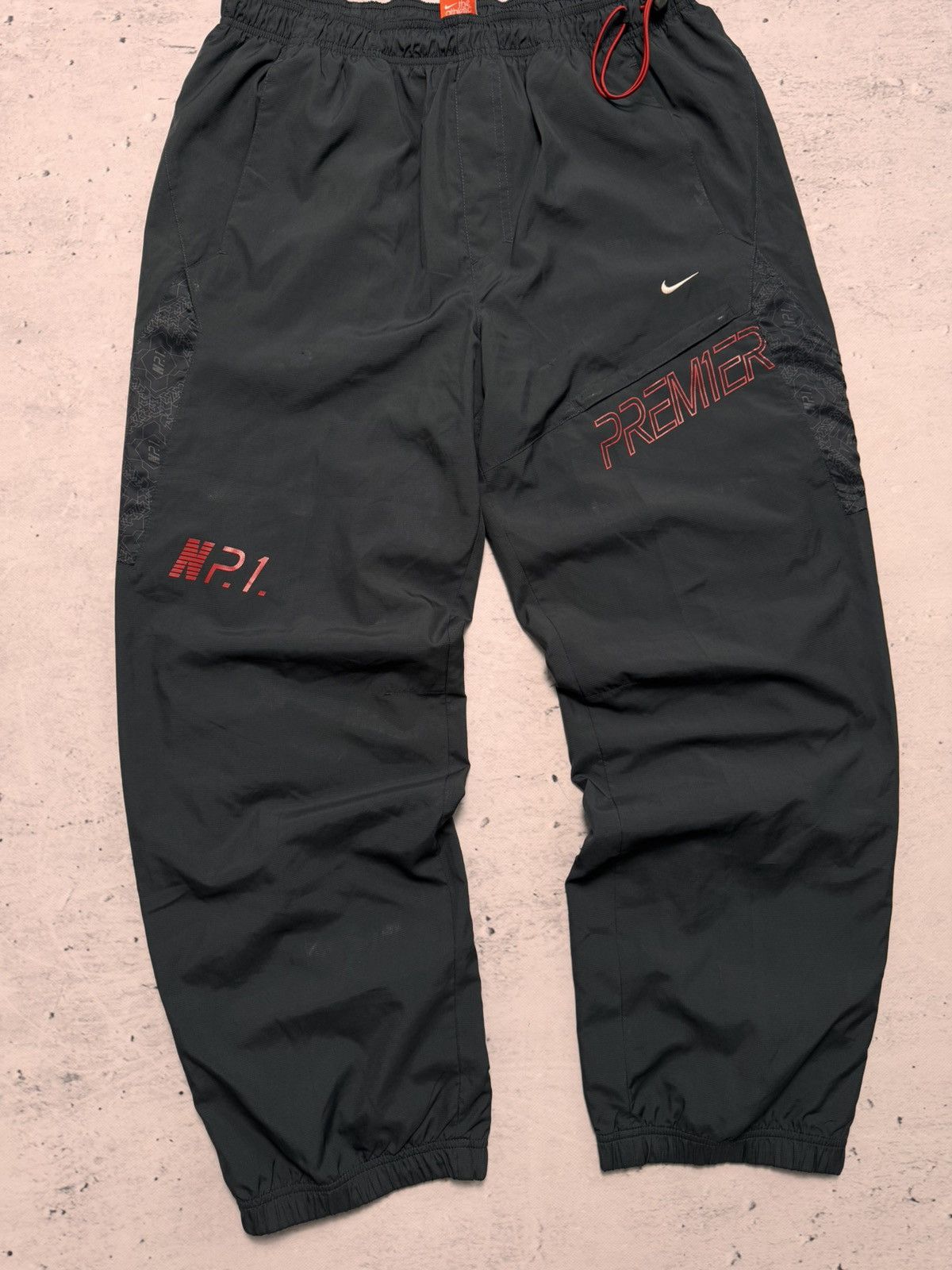 Nike × Vintage NIKE VINTAGE BASIC LOGO OVERSIZE BAGGY PANTS Size US 34 / EU 50 - 2 Thumbnail