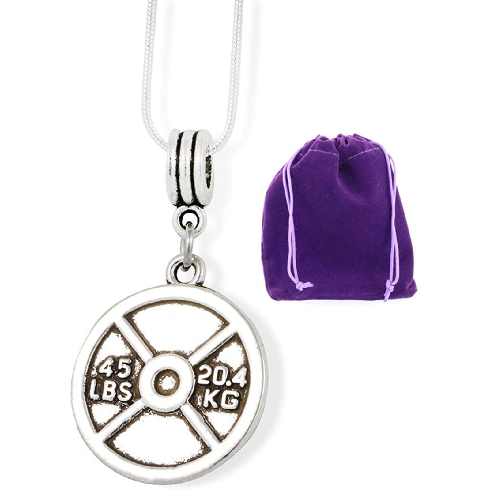& Other Stories 45lb Weight Fitness Gym Weight Lifting Necklace Size ONE SIZE - 1 Thumbnail