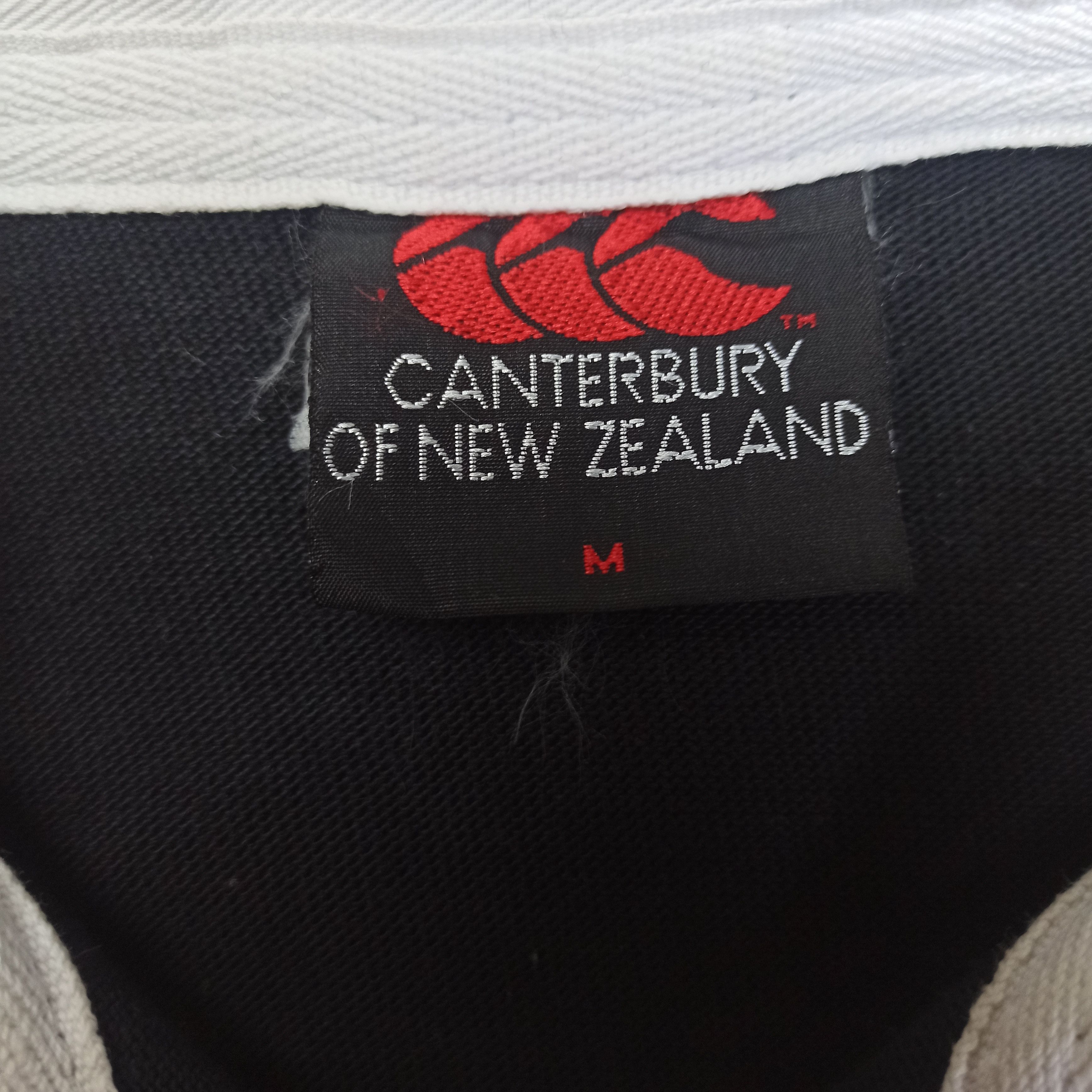Canterbury of New Zealand Vintage Polo's Rugby Canterbury All Balack of New Zealand Size US M / EU 48-50 / 2 - 6 Thumbnail