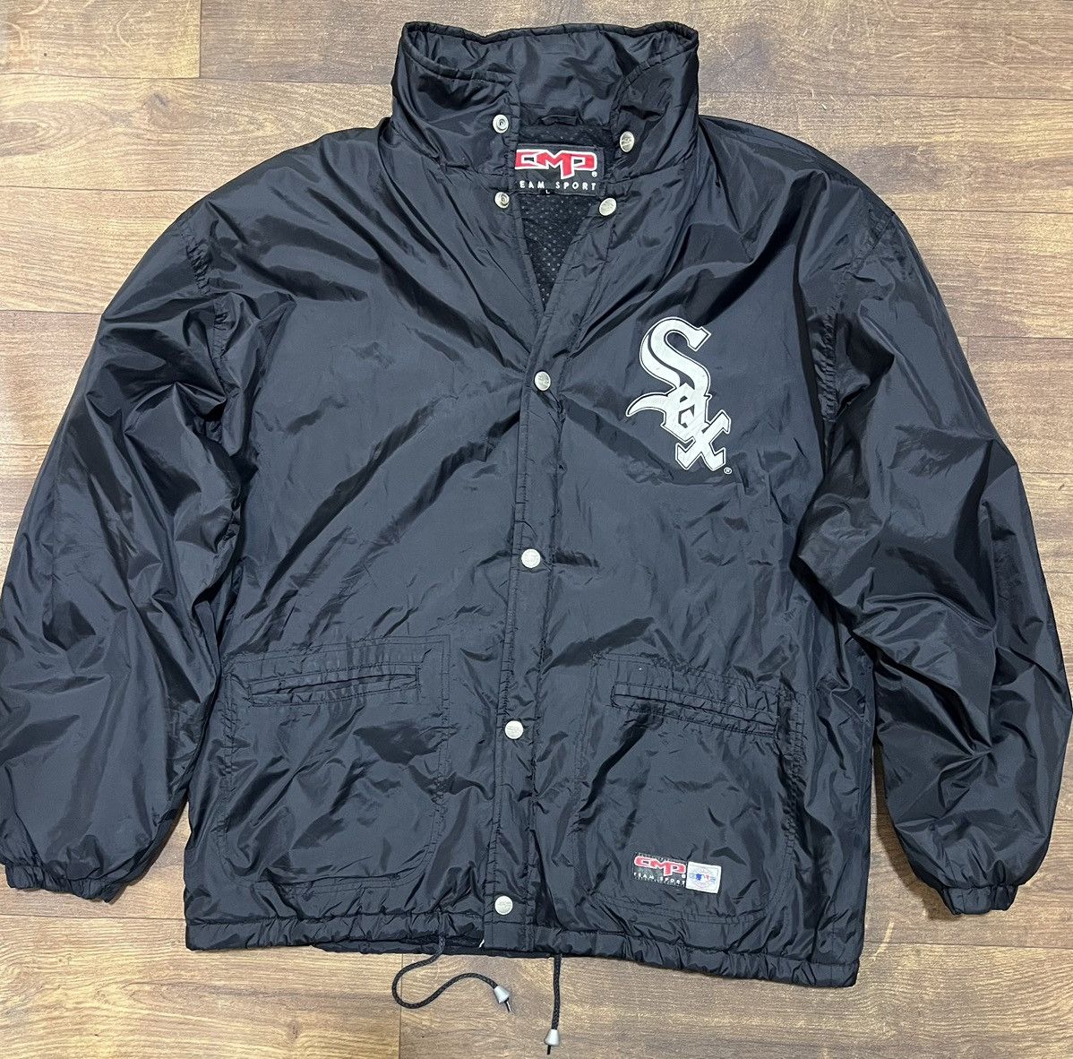 Other Vintage CMP Chicago White Sox Jacket Black MLB Style Size US XL / EU 56 / 4 - 1 Thumbnail