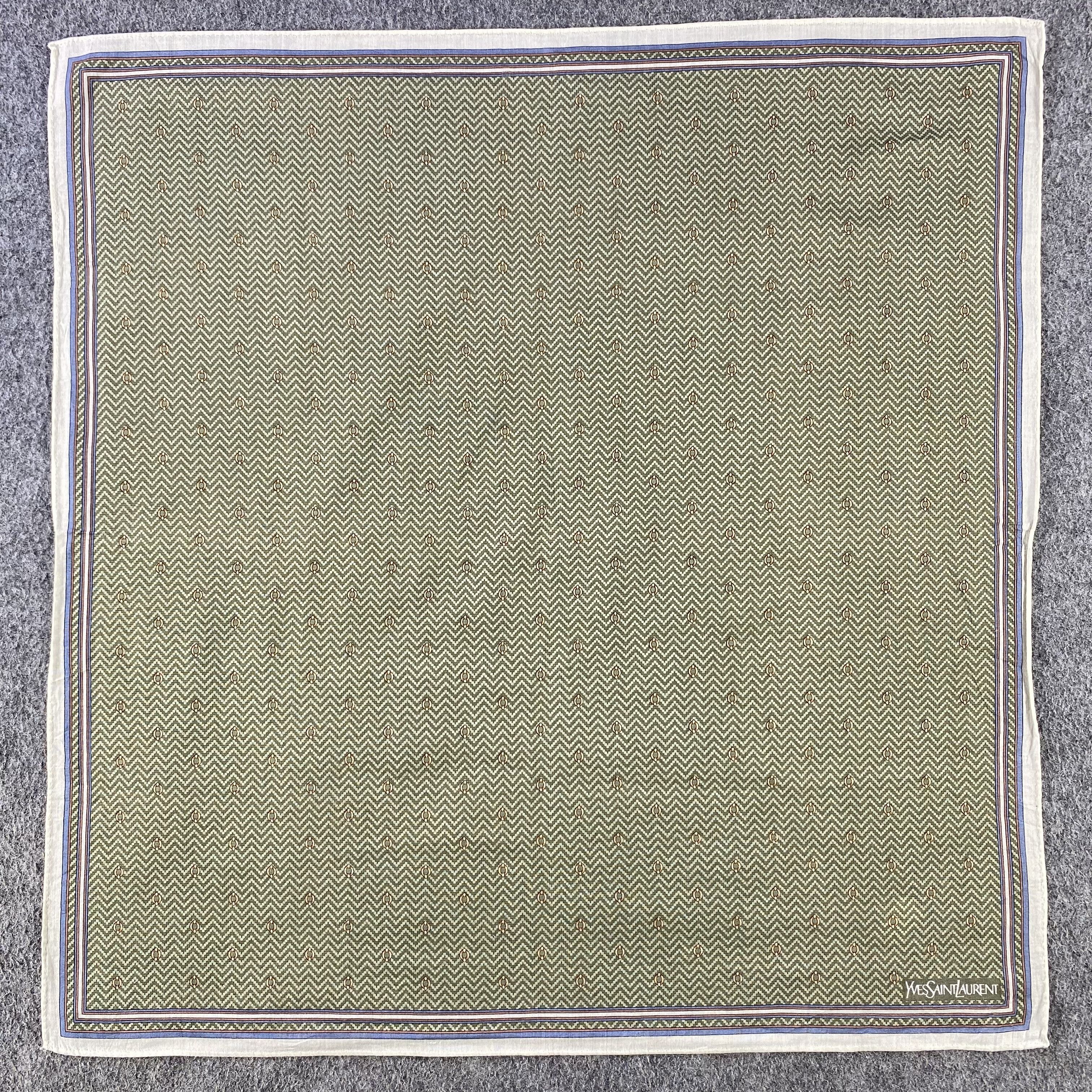 Vintage × Yves Saint Laurent Yves Saint Laurent Handkerchief/Neckerchief/Bandana HC580 Size ONE SIZE - 1 Thumbnail