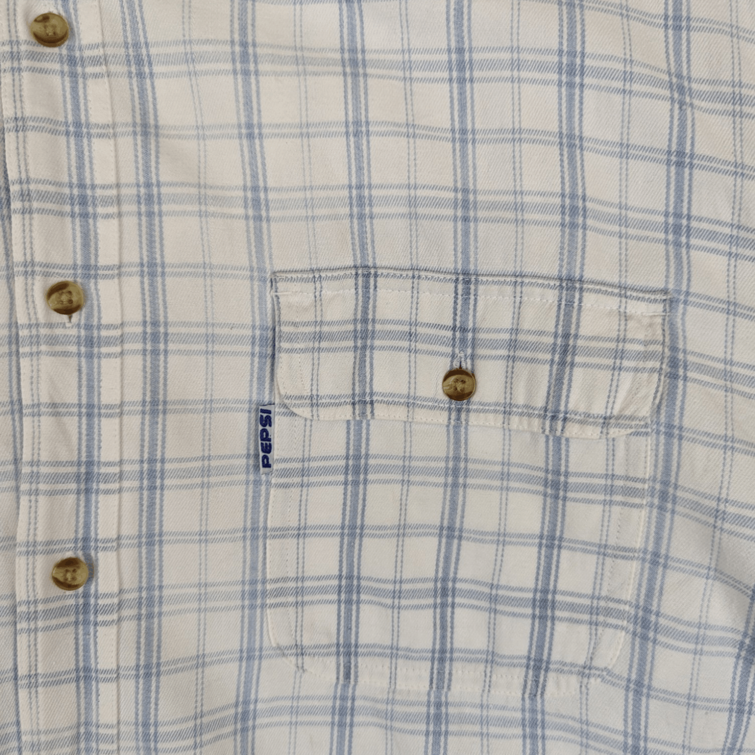 Pepsi Vintage PEPSI Check Button Up Shirt Flannel Cowboy Style Size US L / EU 52-54 / 3 - 5 Thumbnail