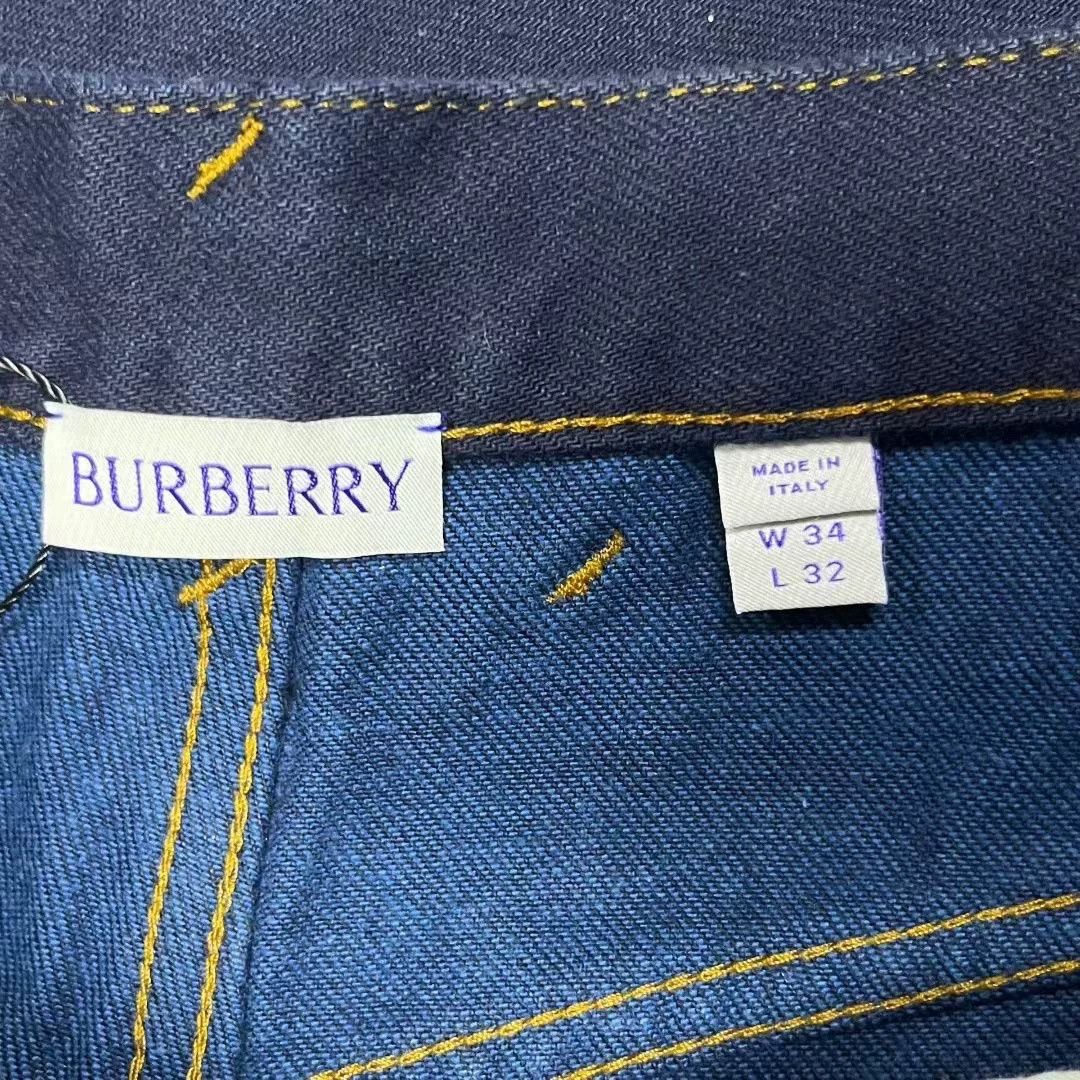 Burberry Burberry Latest Dark Blue Straight Flare Jeans Size US 34 / EU 50 - 3 Thumbnail
