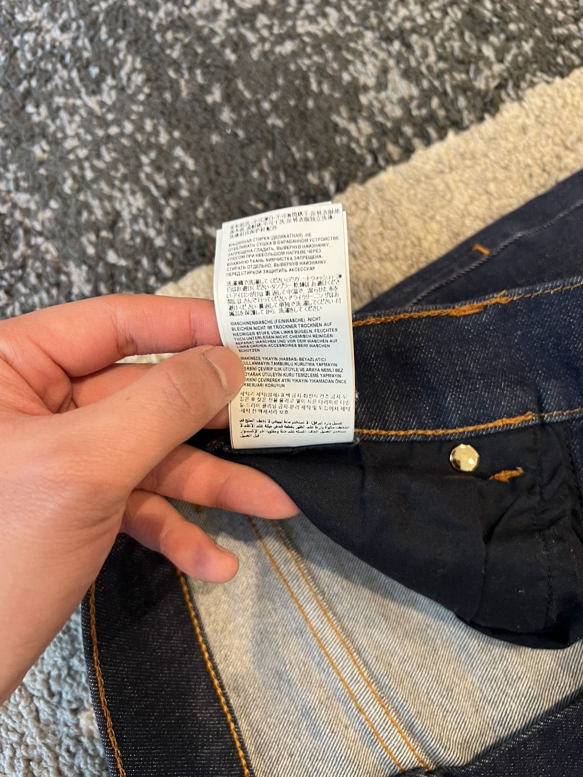 Versace Versace Mens Jeans Blue Wash Taylor Fit Size US 31 - 14 Thumbnail