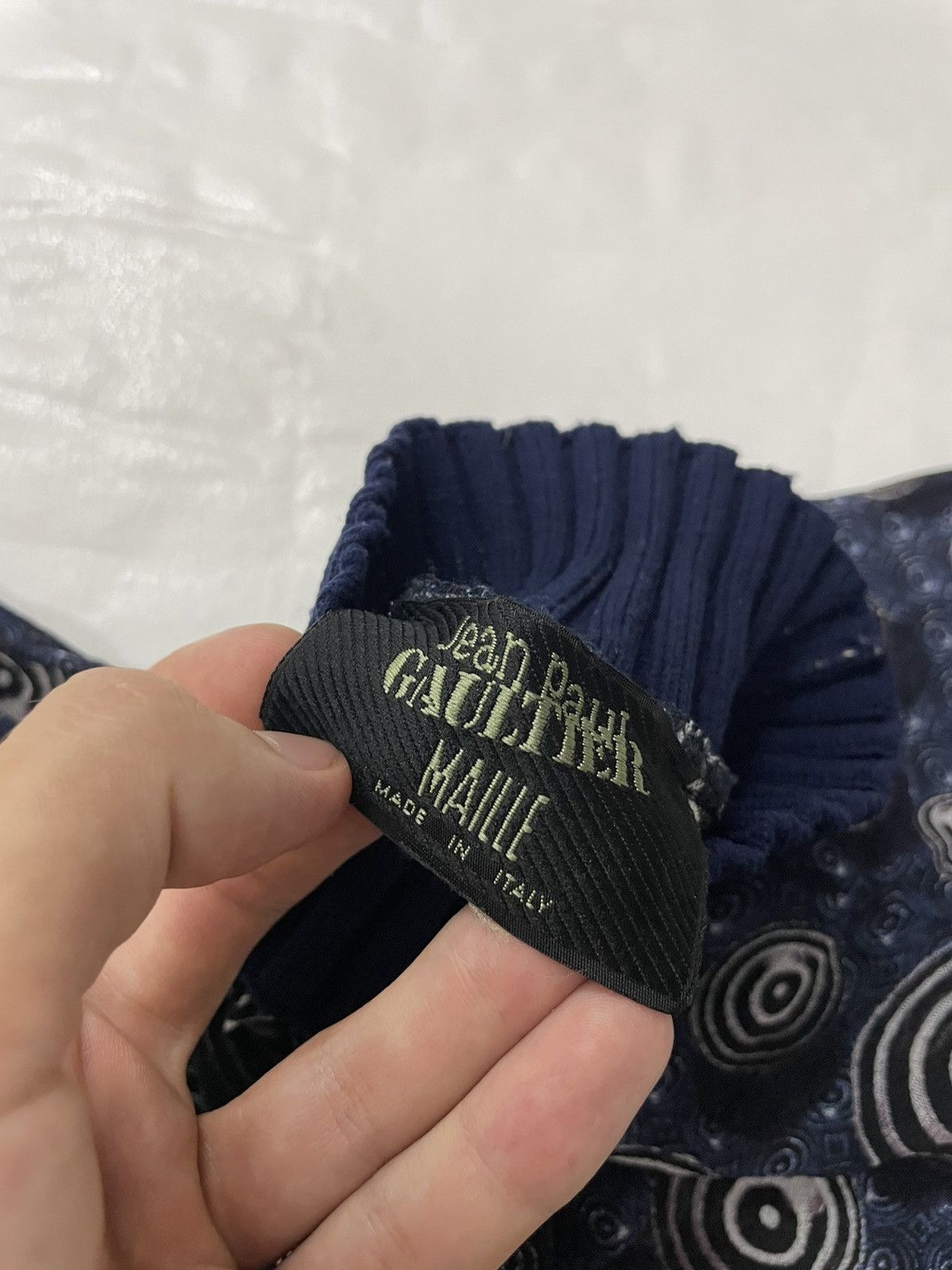 Jean Paul Gaultier × Vintage Jean Paul Gaultier Maille Mesh Sweatshirt long sleeve Size S / US 4 / IT 40 - 7 Thumbnail