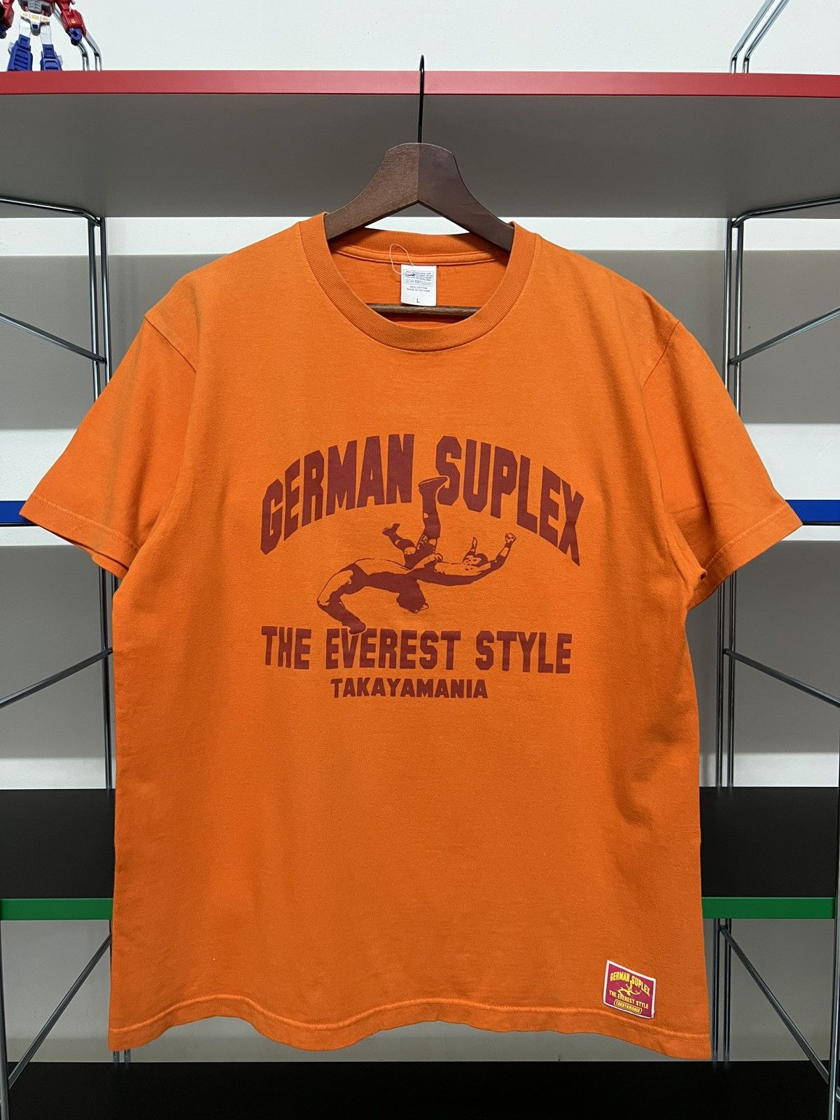Japanese Brand Takayamania German Suplex Wrestling T-shirt Size US L / EU 52-54 / 3 - 1 Thumbnail