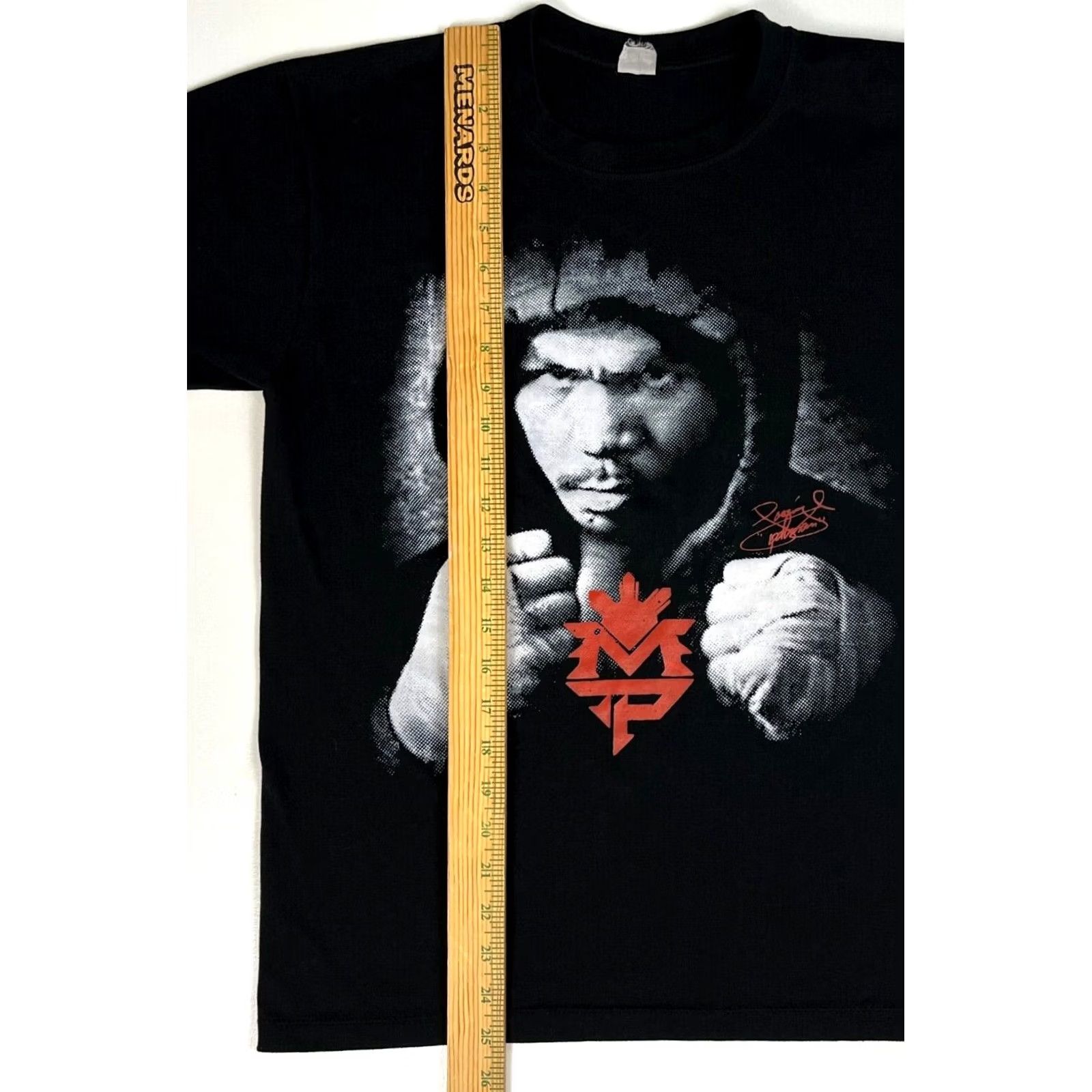 Vintage Manny Pacquiao Men's Vintage T-Shirt Boxing Sz S Black Crew Neck Short Sleeve Graphic Print Sports Shirt Mens Size US S / EU 44-46 / 1 - 6 Thumbnail