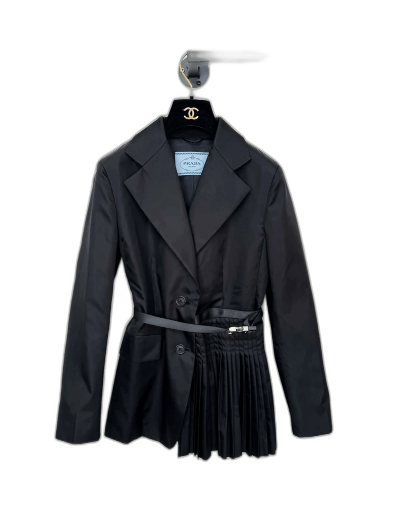 Prada Nylon Trench Coat Size 38 -2505