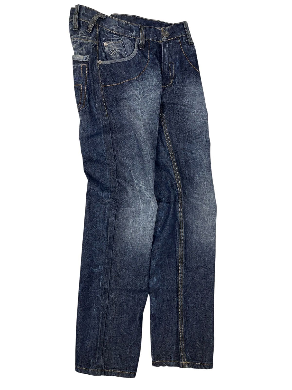 Dolce & Gabbana × Vintage Vintage Dolce & Gabbana Stone Washed Jeans y2k Size US 33 - 2 Thumbnail