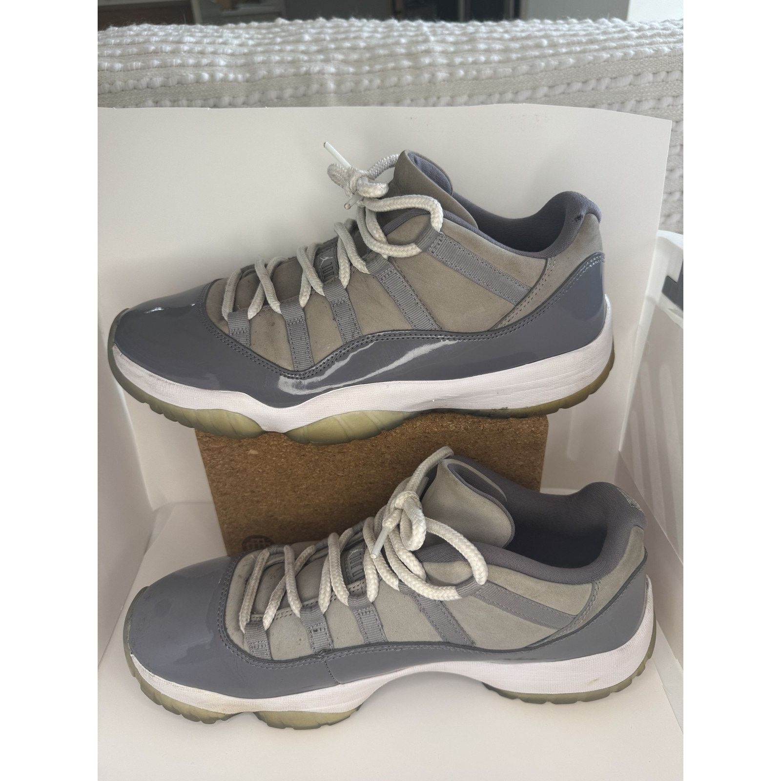 Jordan Brand Air Jordan 12 Low Shoes Mens Size 12 Retro 2018 OG Cool Grey Size US 12 / EU 45 - 2 Thumbnail