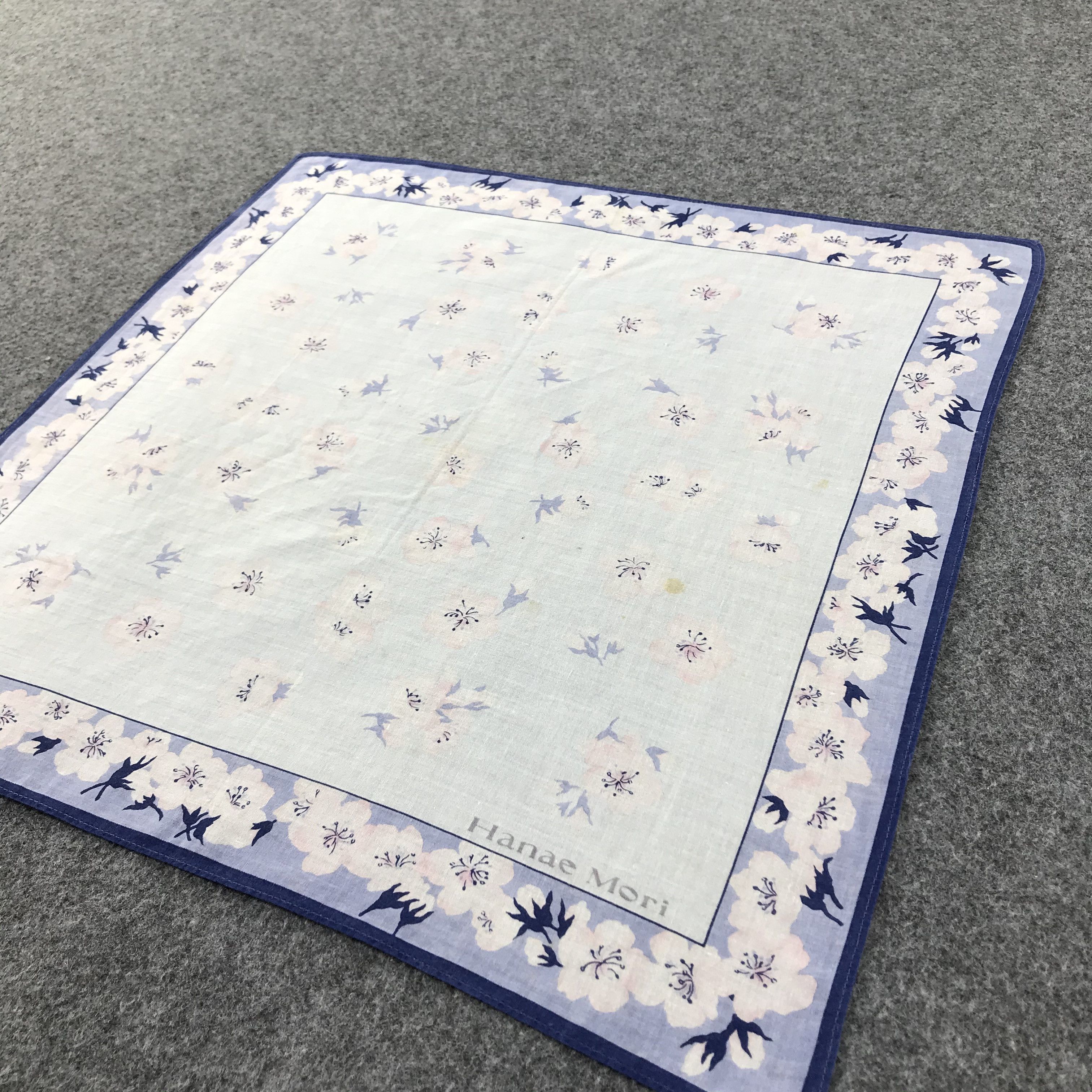 Hanae Mori × Vintage Hanae Mori Handkerchief Neckerchief Bandana H231 Size ONE SIZE - 5 Thumbnail