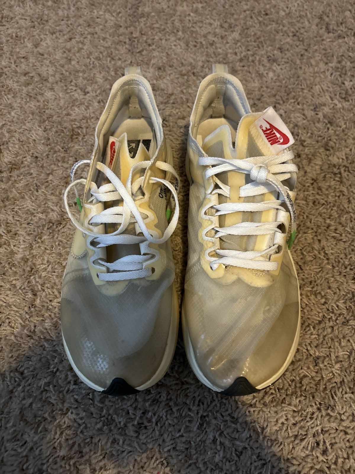 Nike × Off-White The 10 off white Nike zoom fly Size US 10.5 / EU 43-44 - 3 Thumbnail