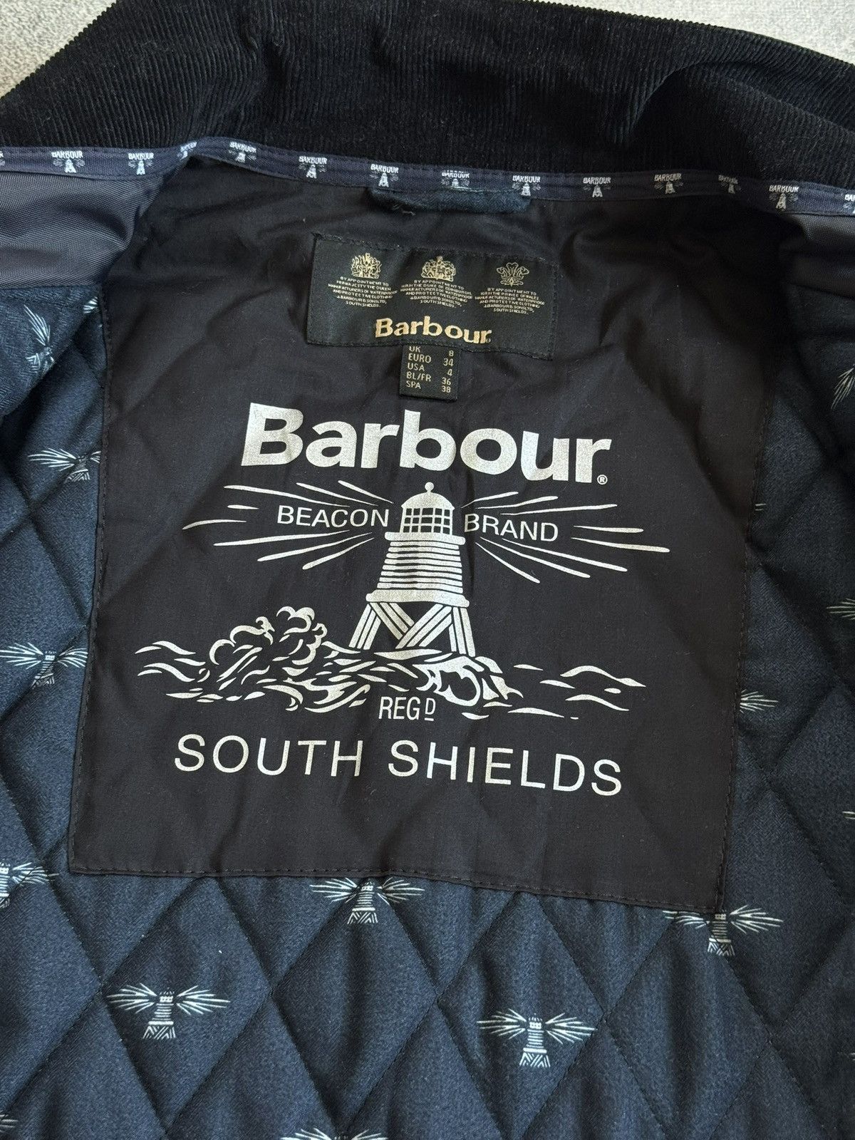 Barbour Barbour UK8/US4/EUR34 Filey wax jacket waxed coat outdoor Size S / US 4 / IT 40 - 7 Thumbnail