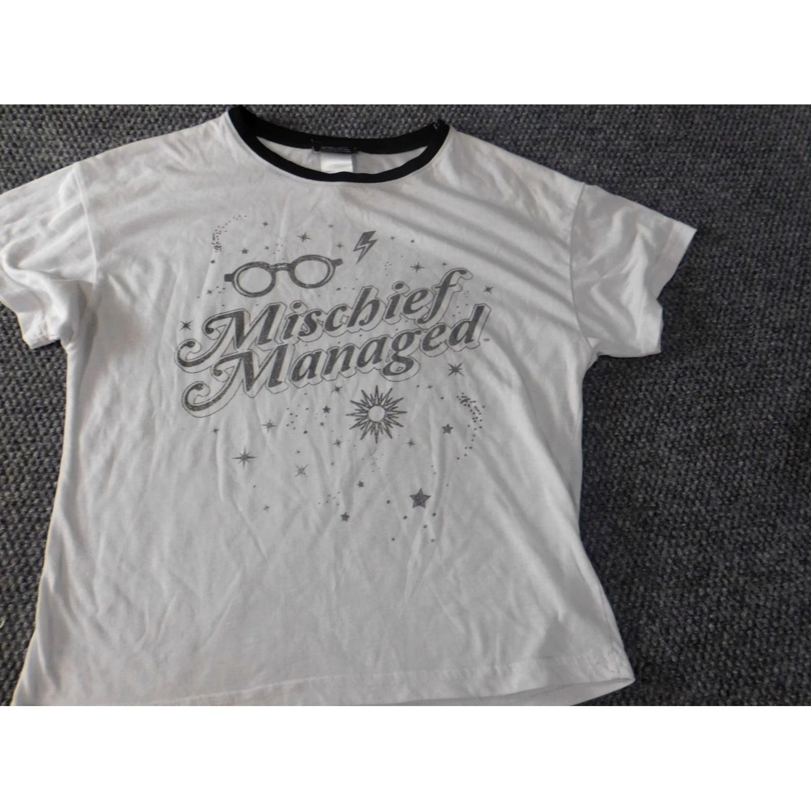 Vintage VINTAGE Harry Potter Womens Shirt Short Sleeve Round Neck Cotton Blended Fabric White Size S Movie Graphic Mens Womens Girls Boys Size S / US 4 / IT 40 - 2 Thumbnail