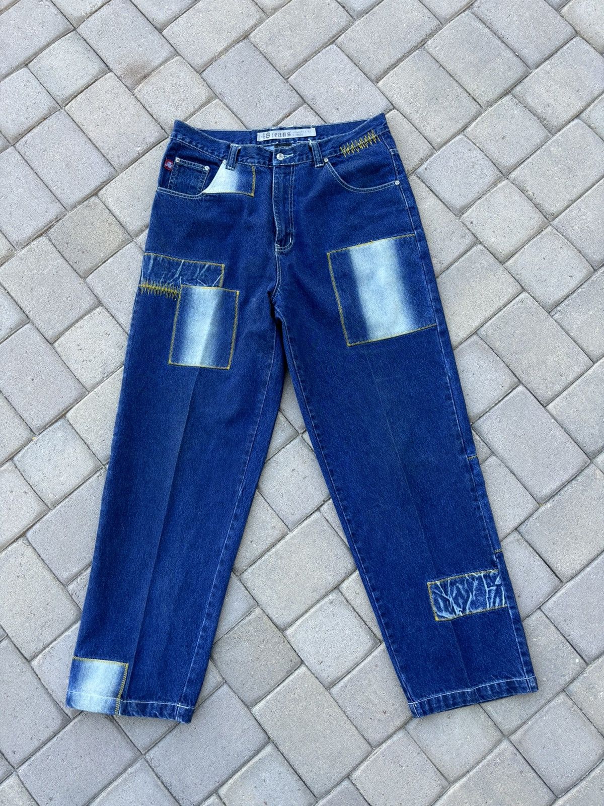Vintage Vintage 48 Jeans Co Baggy JNCO Style Jeans Size US 38 / EU 54 - 1 Thumbnail