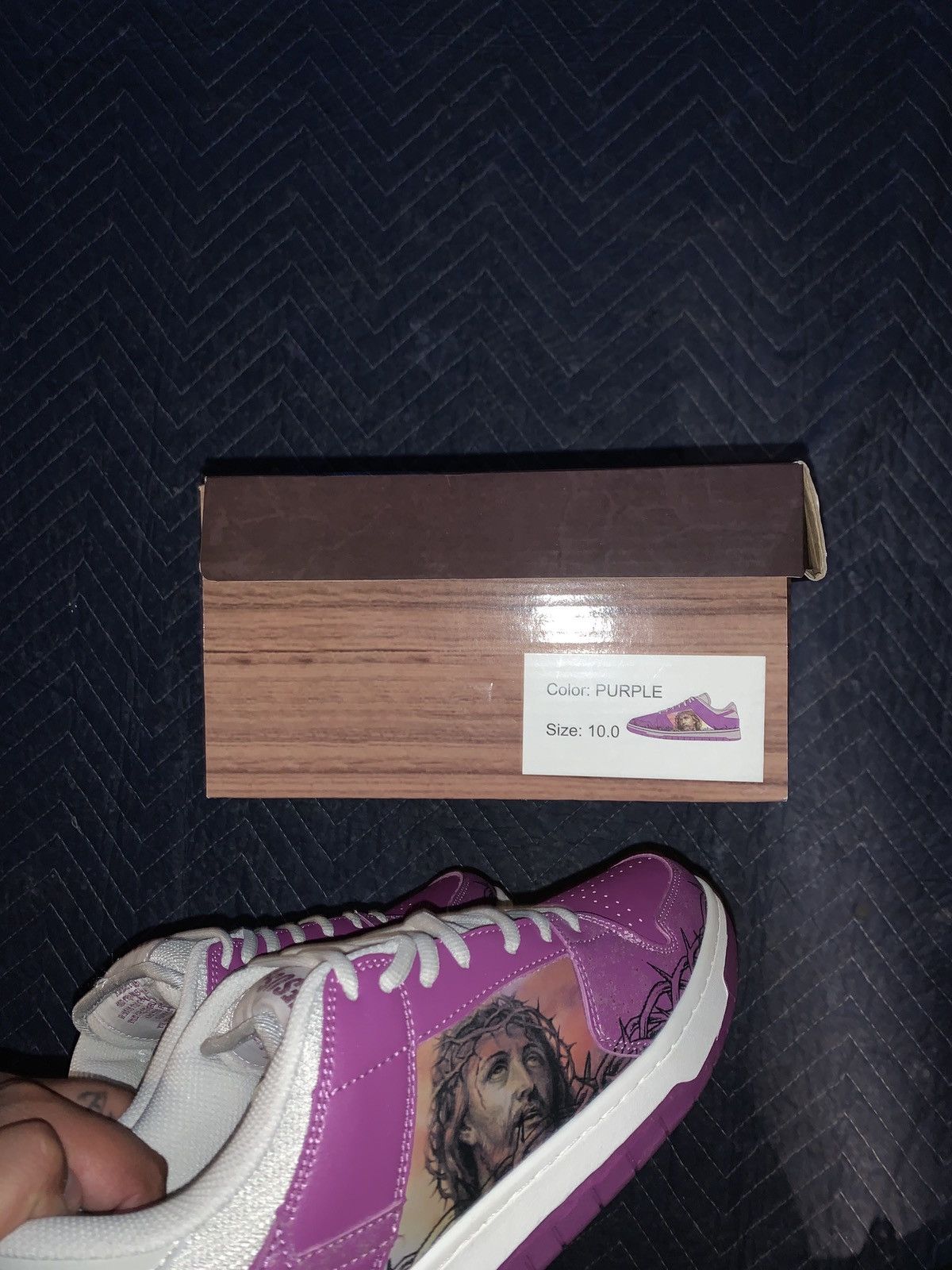 Kitowares Kito wares Purple Jesus Christ Size US 10 / EU 43 - 7 Thumbnail