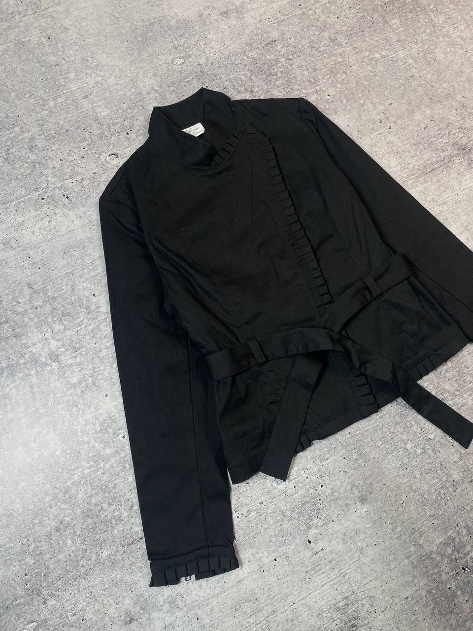 Hysteric Glamour Vintage 00s Asymmetrical Bondage Jacket Rick Owens Vibe Y2K Size M / US 6-8 / IT 42-44 - 2 Thumbnail