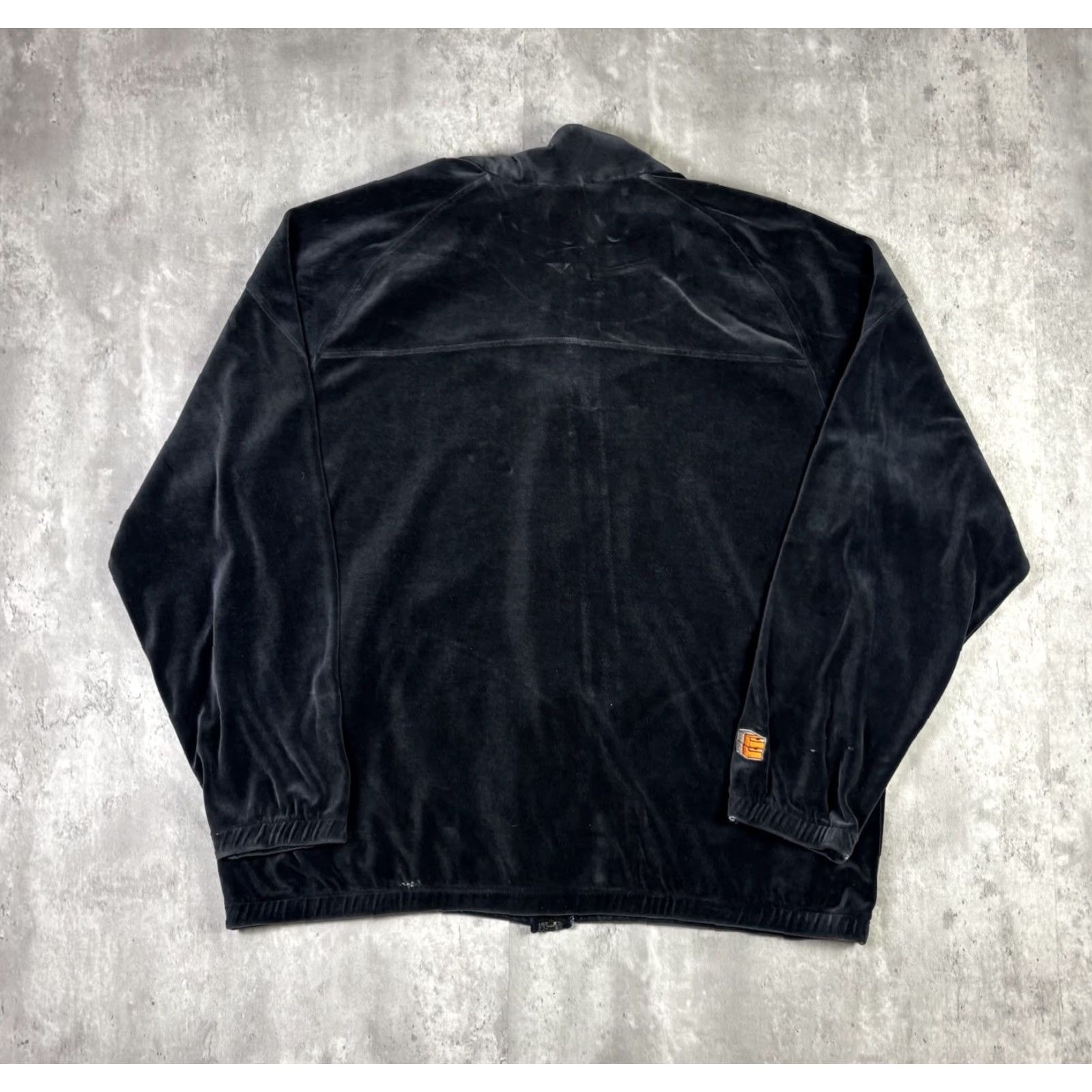 Nike VINTAGE Nike Sportswear Suede Jacket Full Zip Embroidered Swoosh 2XL 2000s Black Men Knit Suede Windbreaker 90s Vintage? Size US XXL / EU 58 / 5 - 2 Thumbnail