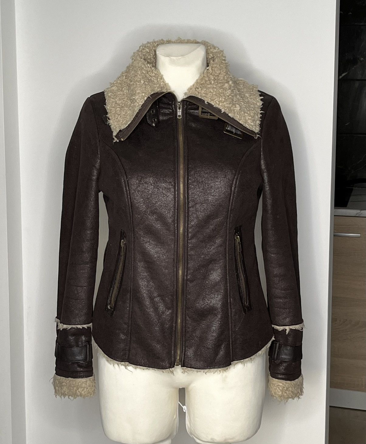 Vintage Vintage Y2K Basic Light Jacket Fake Leather Avant Garde Size M / US 6-8 / IT 42-44 - 2 Thumbnail