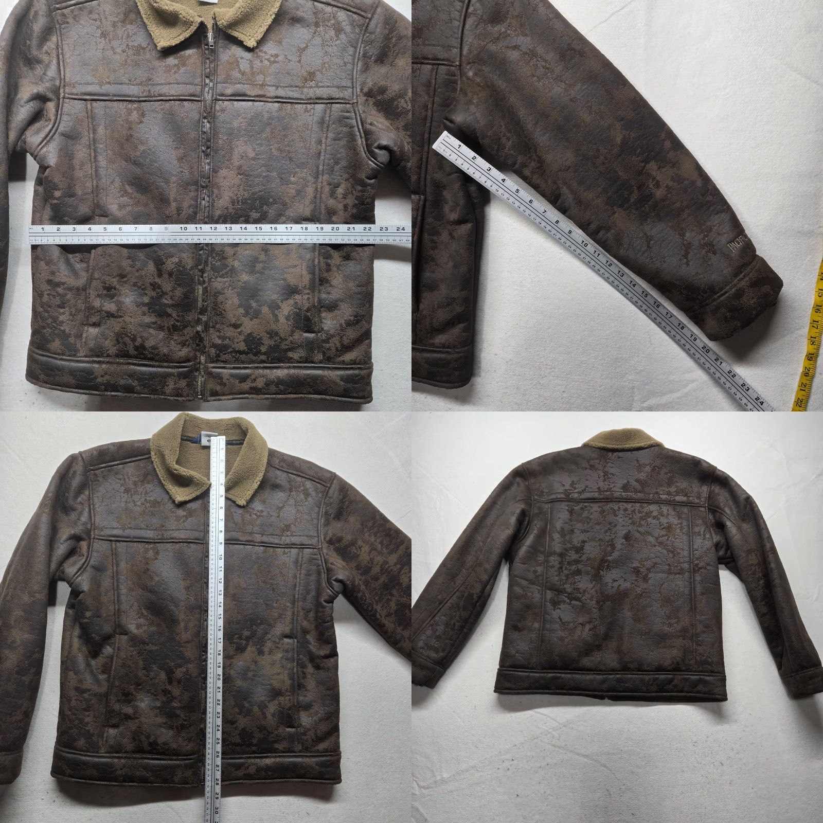 Vintage VINTAGE Pacific Trail Jacket Mens L Brown Lined 90s Outdoor Casual Full Zip Short Jacket Size US L / EU 52-54 / 3 - 8 Thumbnail