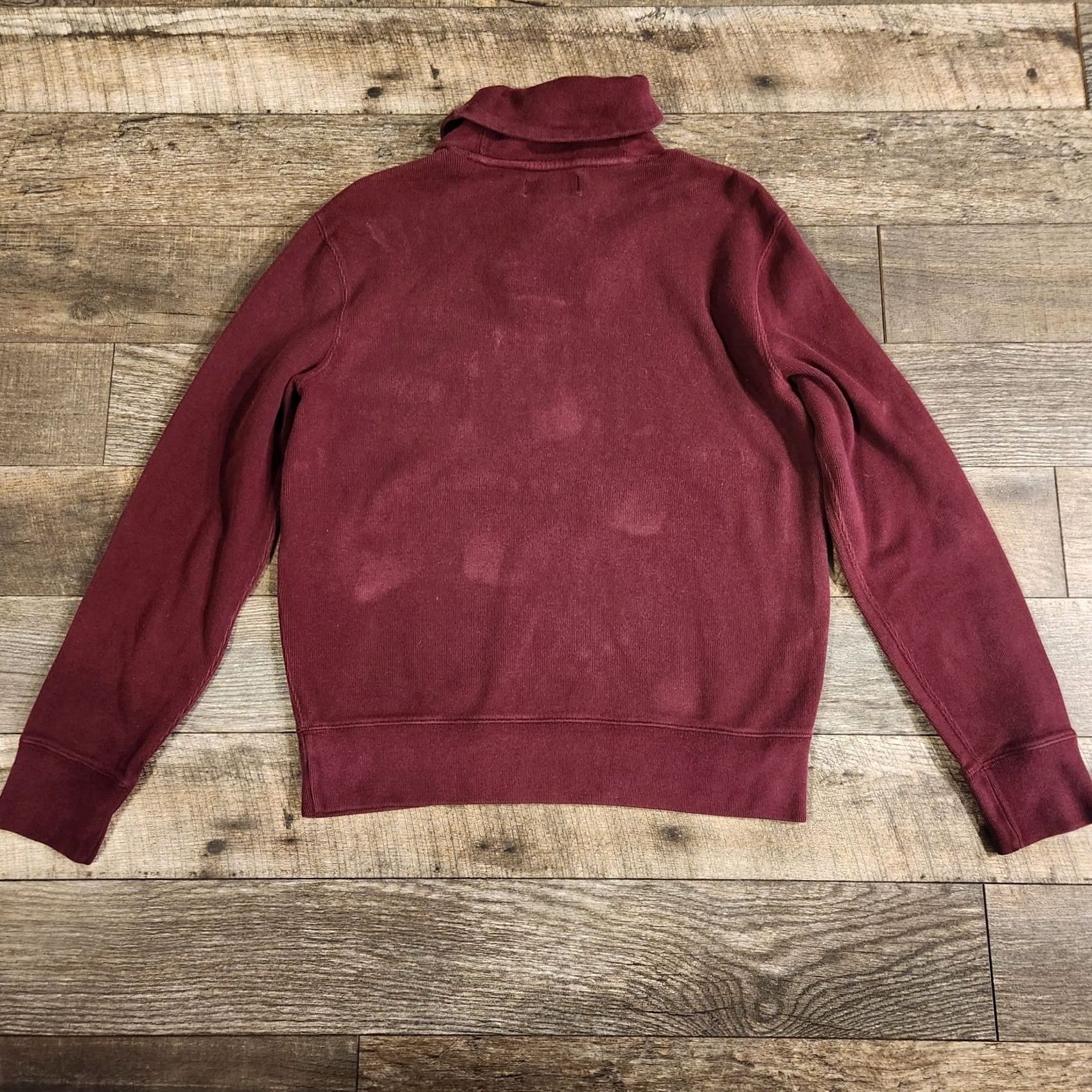 Ralph Lauren Polo Ralph Lauren Shawl Collar Sweater Men’s Medium Burgundy Red Shirt Pullover Knit Embroidered Logo Regular Size US M / EU 48-50 / 2 - 8 Thumbnail