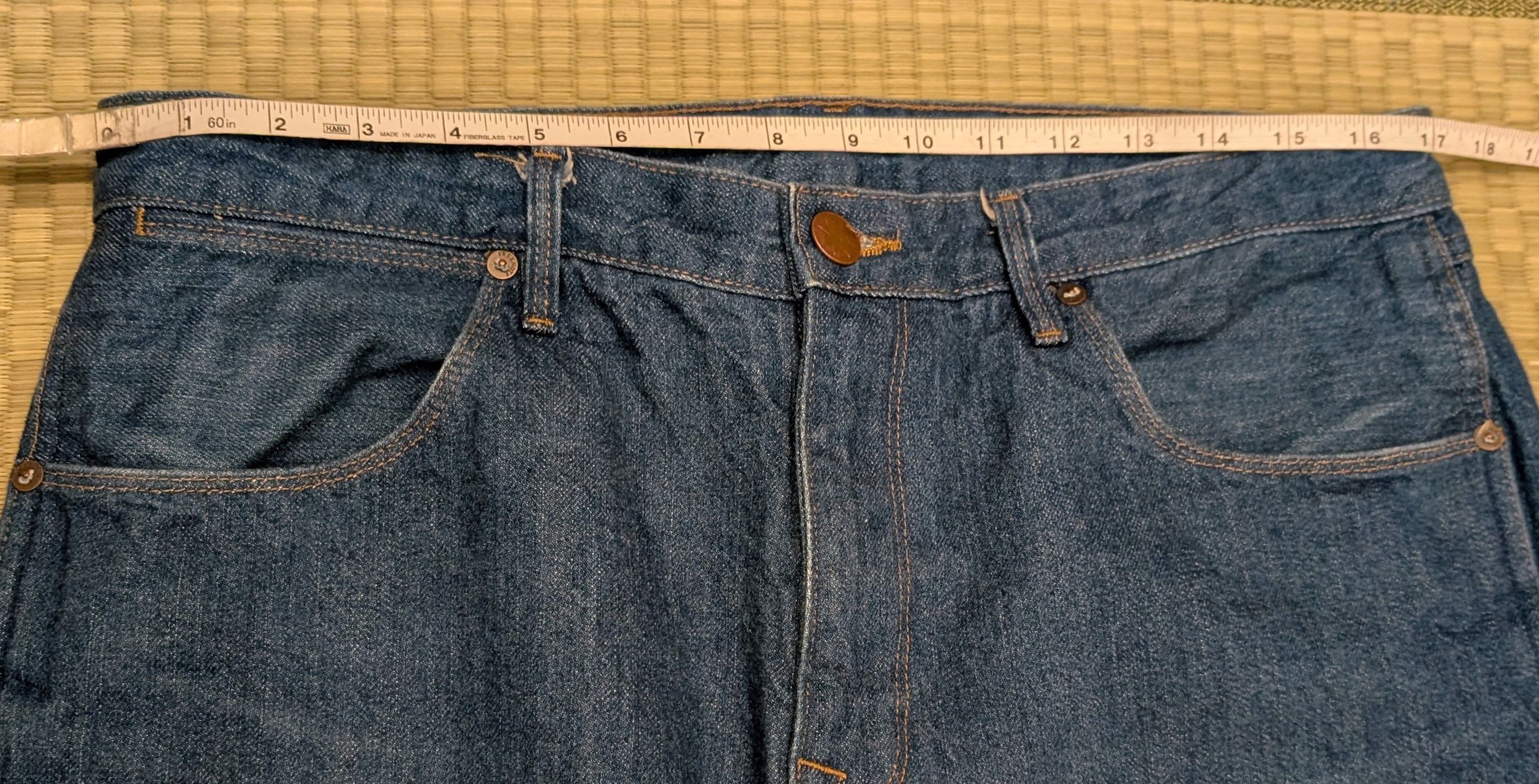 Freenote Freenote Wilkes Western 12 oz. Vintage Blue Selvedge Denim Size US 35 - 6 Thumbnail
