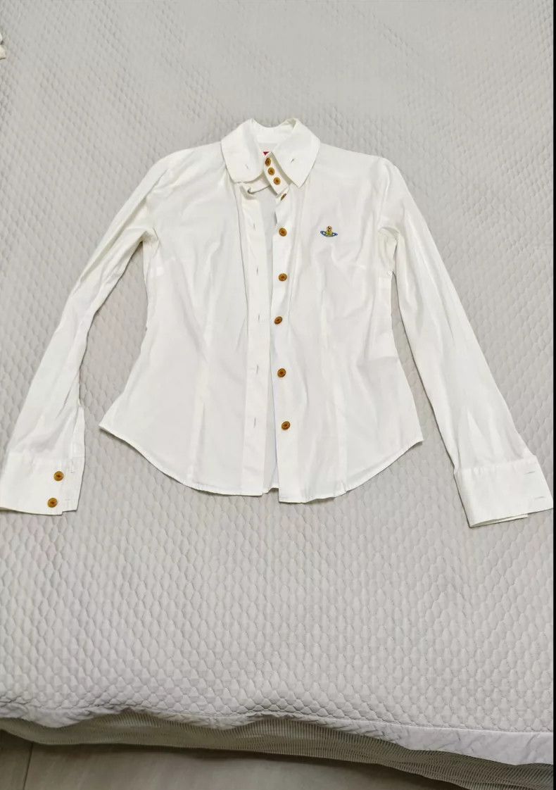 Vivienne Westwood Vivienne Westwood Classic three button white shirt Size XS / US 0-2 / IT 36-38 - 1 Thumbnail