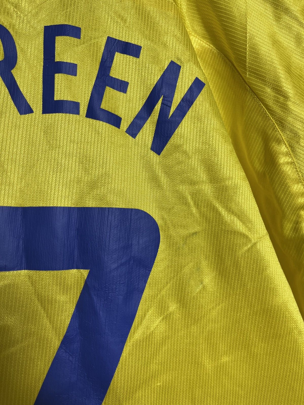 Sports Specialties 2003 - 2004 Farnborough FC away yellow Dean Green #7 long Size US XL / EU 56 / 4 - 14 Thumbnail