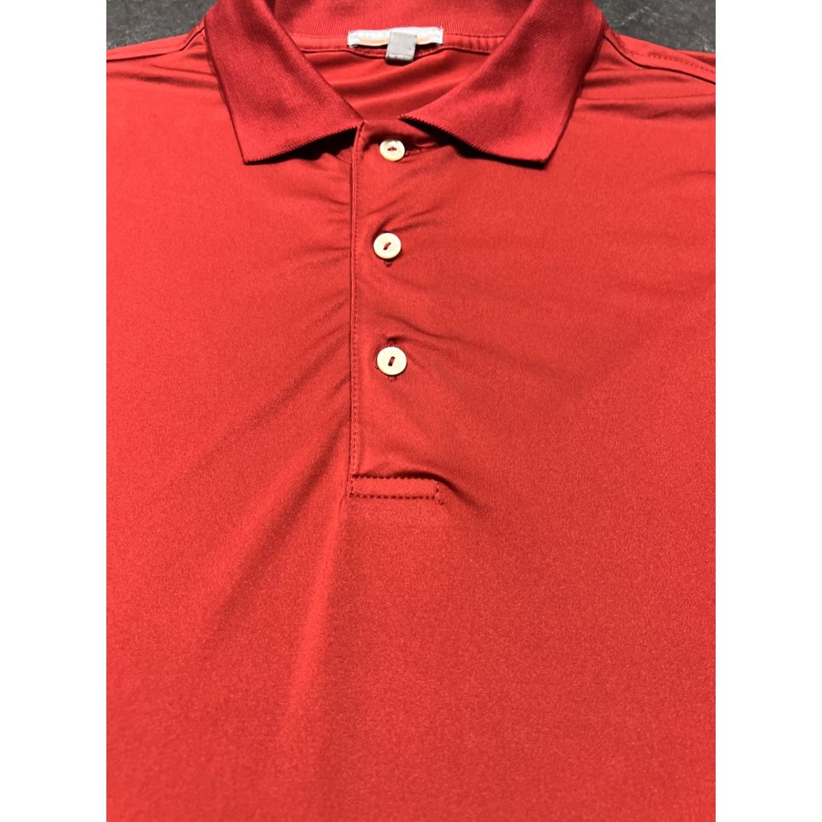 Peter Millar Peter Millar Polo Shirt Men's M Short Sleeve Burgundy Red Regular Fit Size US M / EU 48-50 / 2 - 4 Thumbnail