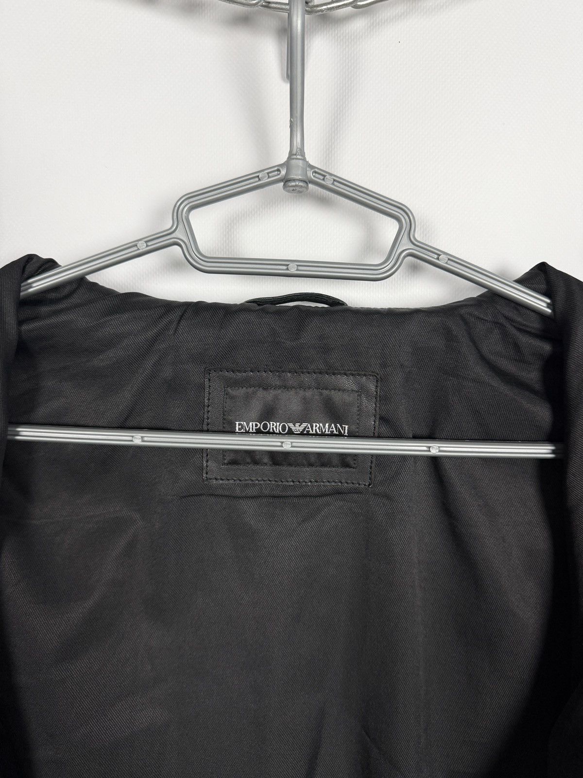 Emporio Armani Emporio Armani Leather Jacket Full Zip Biker Style Size 50 Size US S / EU 44-46 / 1 - 8 Thumbnail