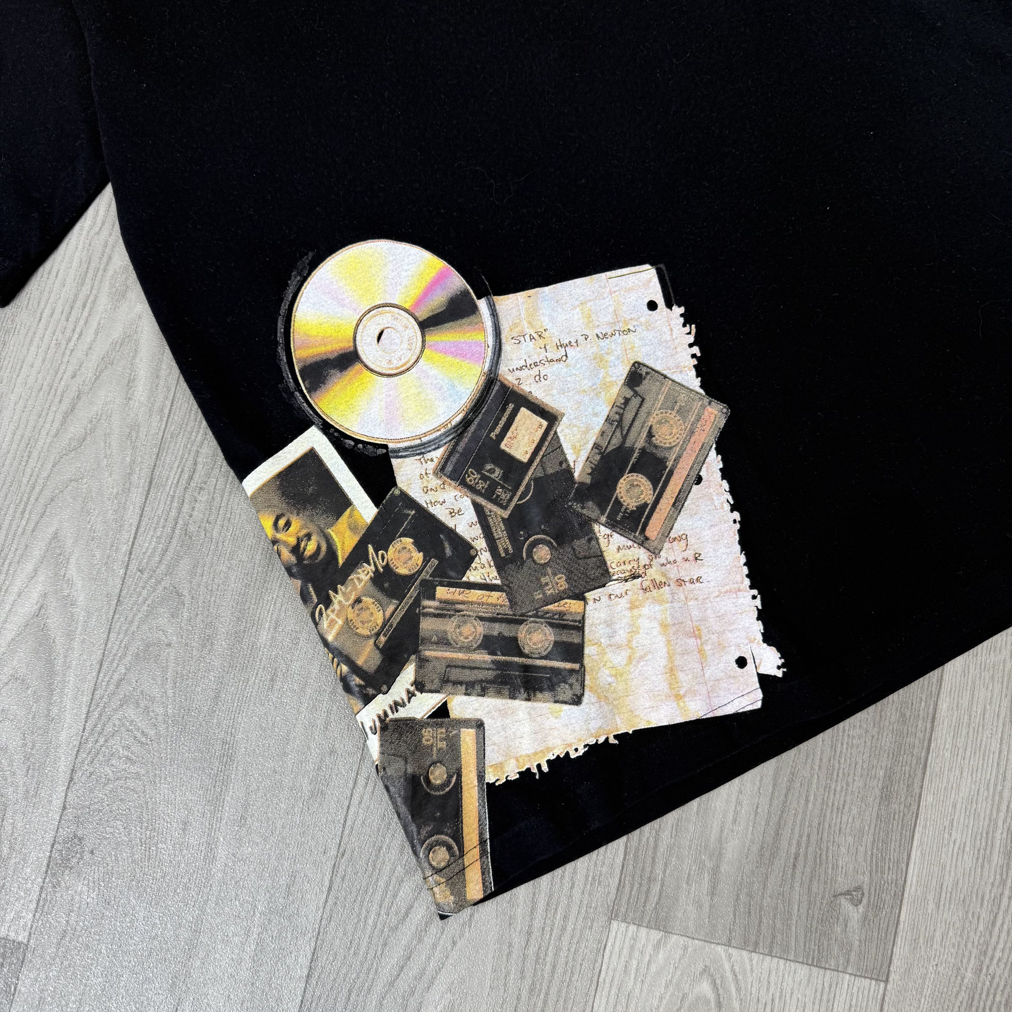 Makaveli Vintage Makaveli 2Pac Tupac Graphic Black Oversize Tee Shirt Size US L / EU 52-54 / 3 - 5 Thumbnail