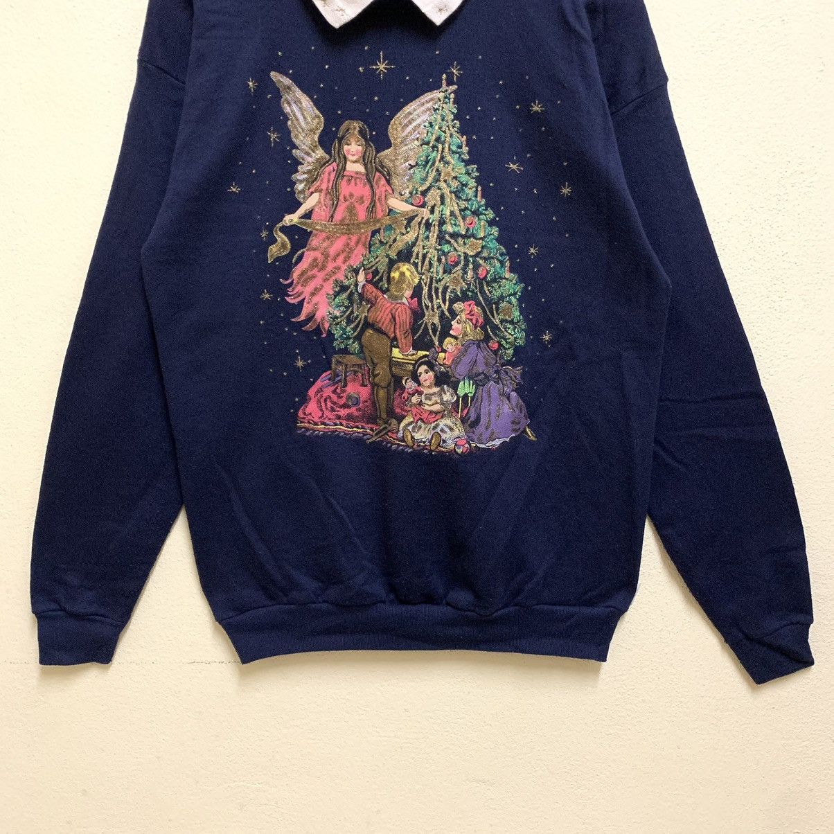 Tultex × Vintage Vintage 90s MBC X TULTEX Graphic Design Sweatshirt Size US L / EU 52-54 / 3 - 6 Thumbnail