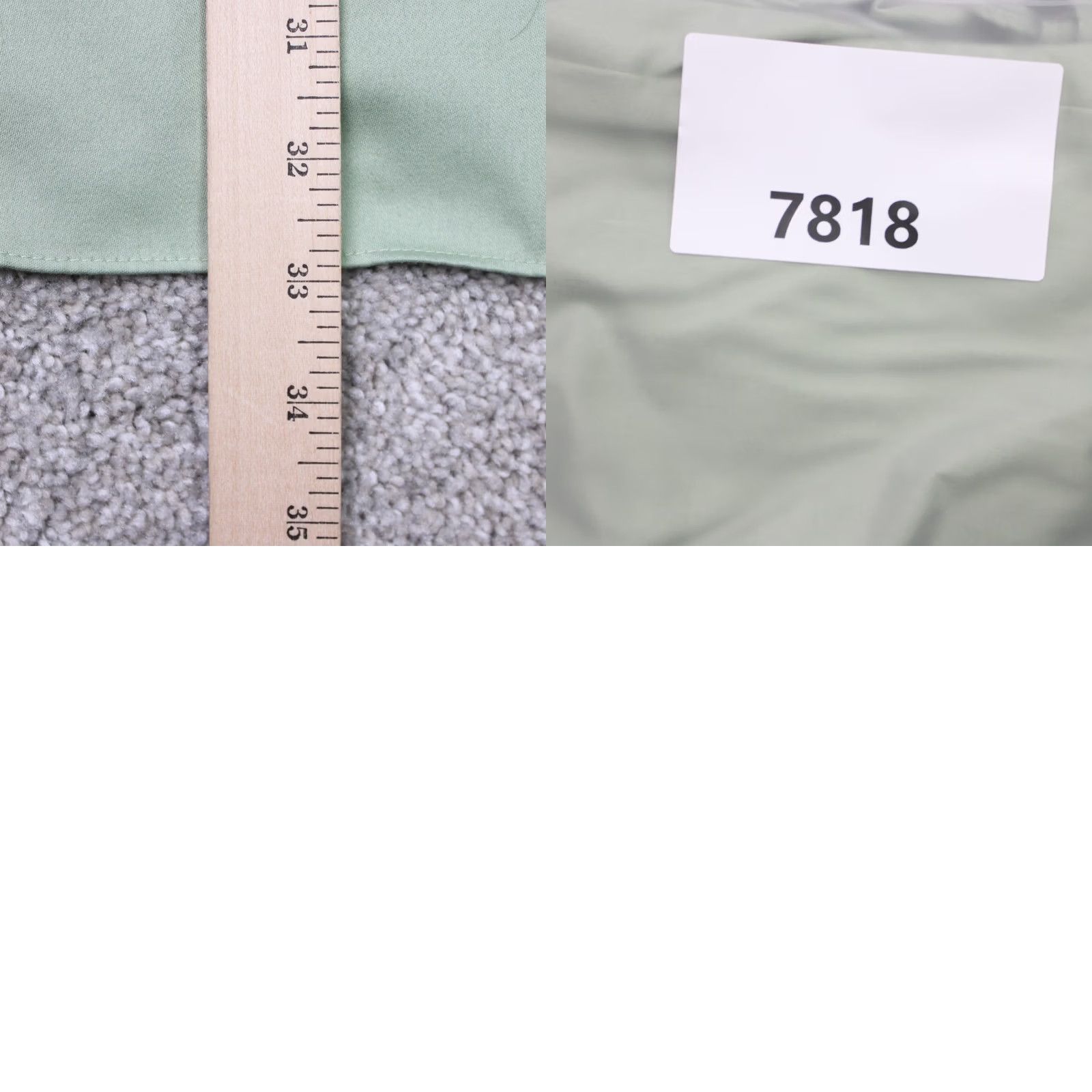 Geoffrey Beene Geoffrey Beene Shirt Mens XL Green 17, 34/35 Green Sateen Wrinkle Free L/S Dress Shirt Button Collar Collared 55% Cotton 45% Polyester Vintage: No Size US XL / EU 56 / 4 - 9 Thumbnail