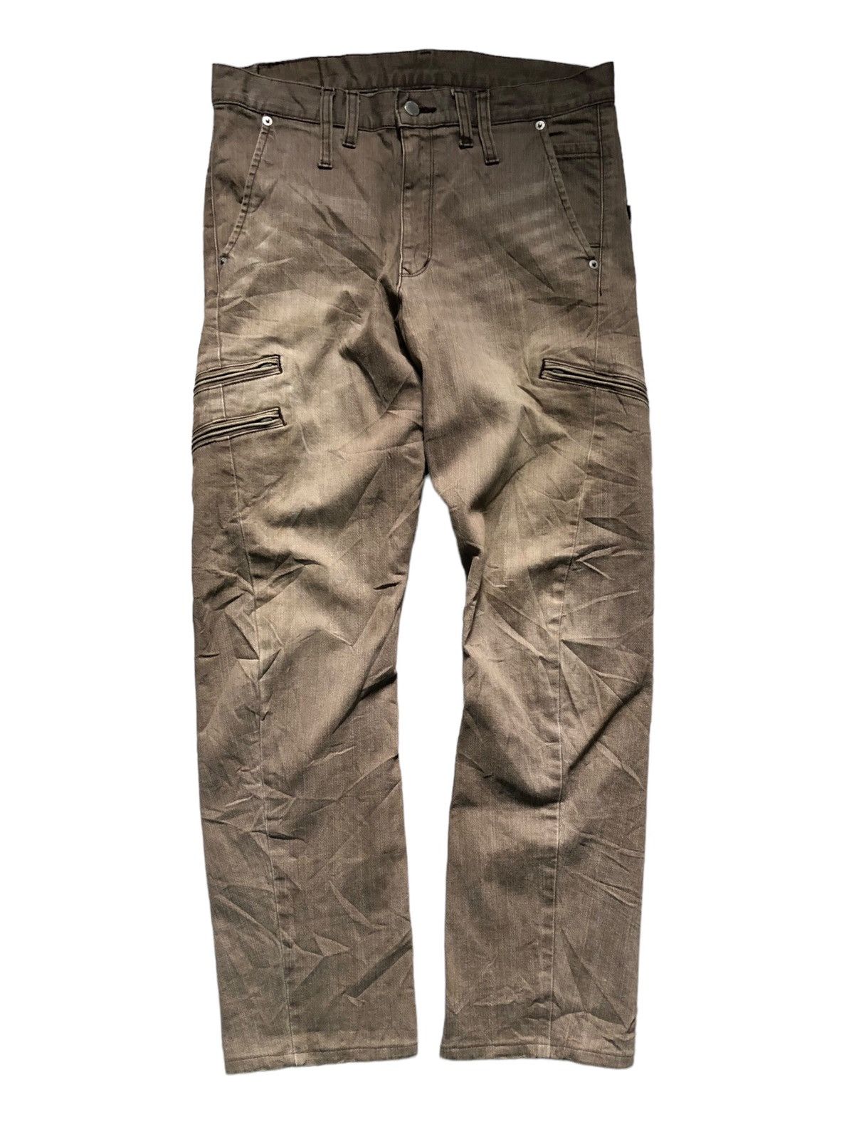 If Six Was Nine × Japanese Brand × Le Grande Bleu (L.G.B.) Rattle Trap multi zipper pants Size US 33 - 1 Thumbnail