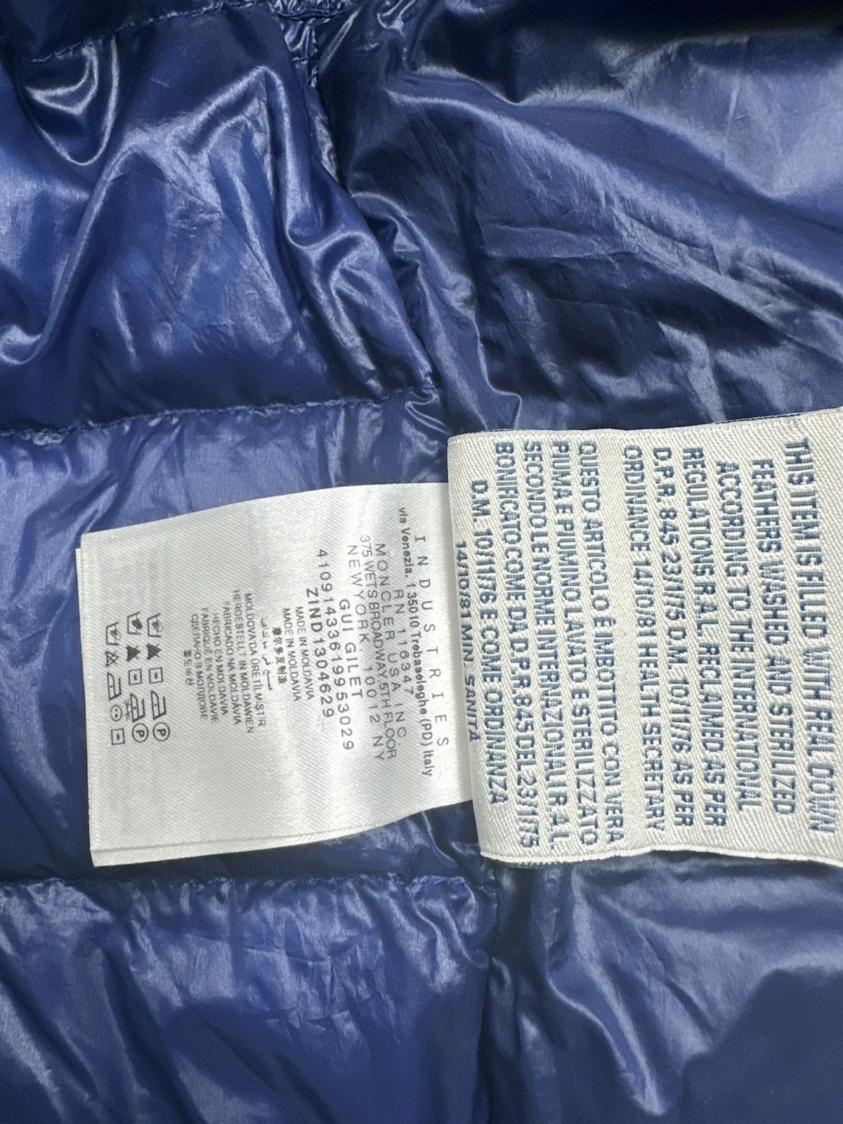 Moncler MONCLER GUI GILET Sz 3 Size US M / EU 48-50 / 2 - 12 Thumbnail