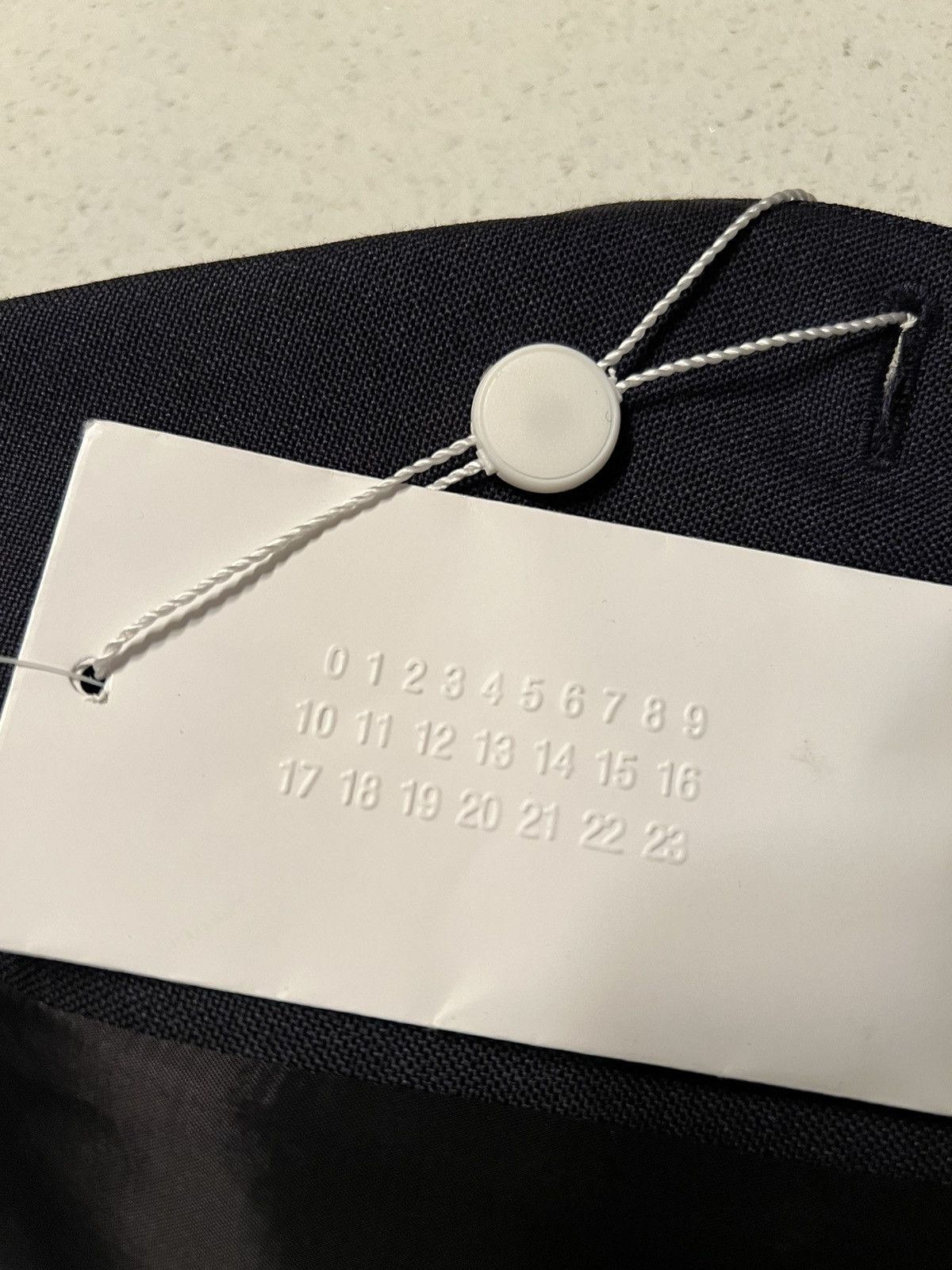 Maison Margiela NEW Sartorial Line Navy Mohair Wool Blazer Jacket Stitch Size 42R - 12 Thumbnail