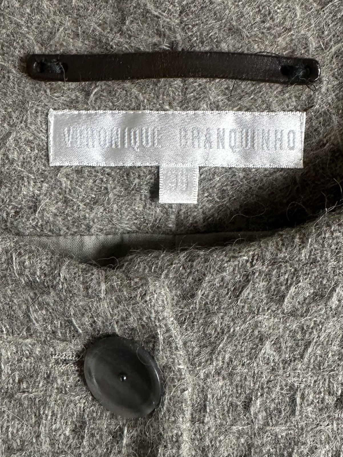 Veronique Branquinho Alpaca Wool Tweed Jacket Size S / US 4 / IT 40 - 8 Thumbnail
