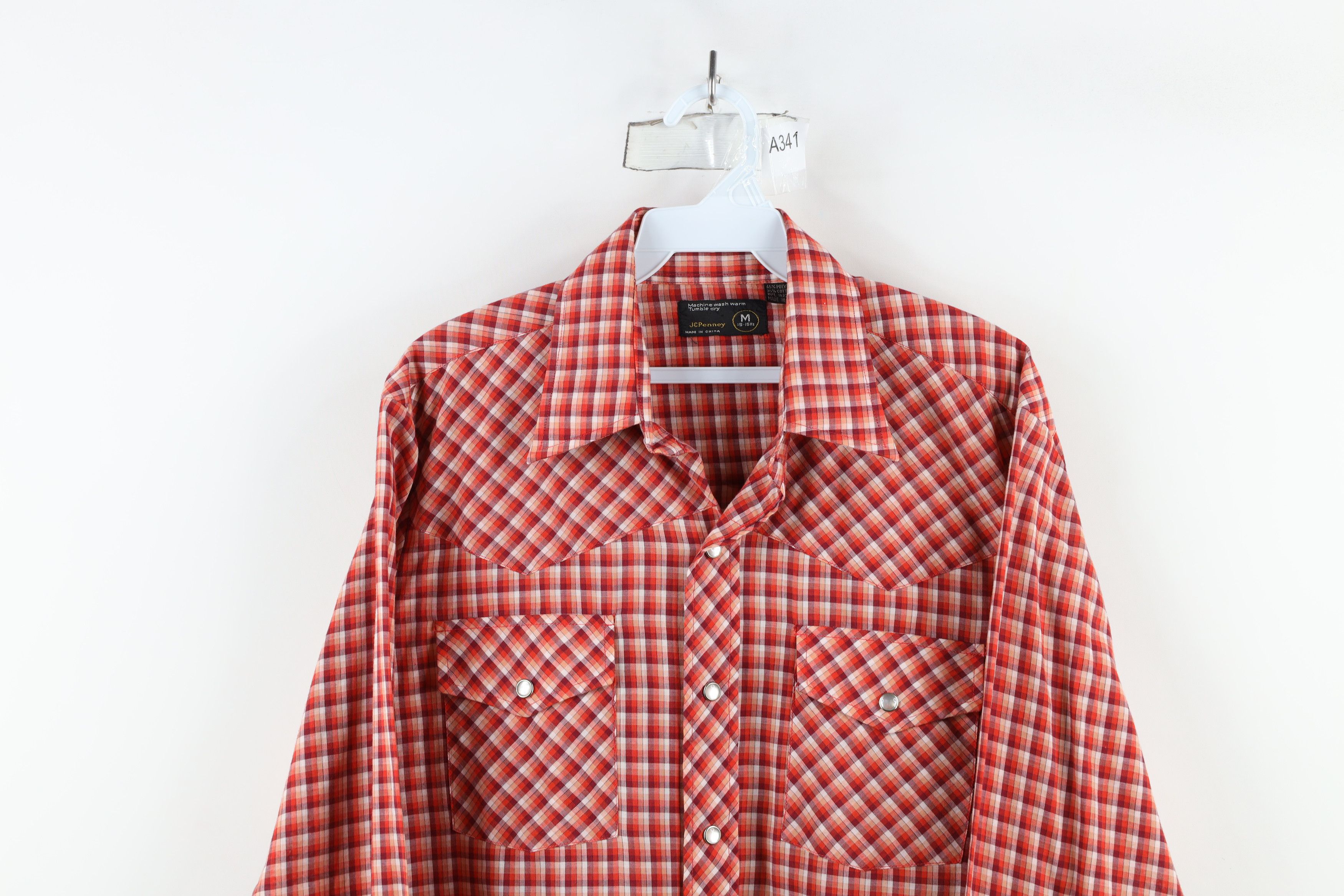 Vintage Vintage 70s Streetwear Cowboy Collared Snap Button Shirt Size US M / EU 48-50 / 2 - 2 Thumbnail