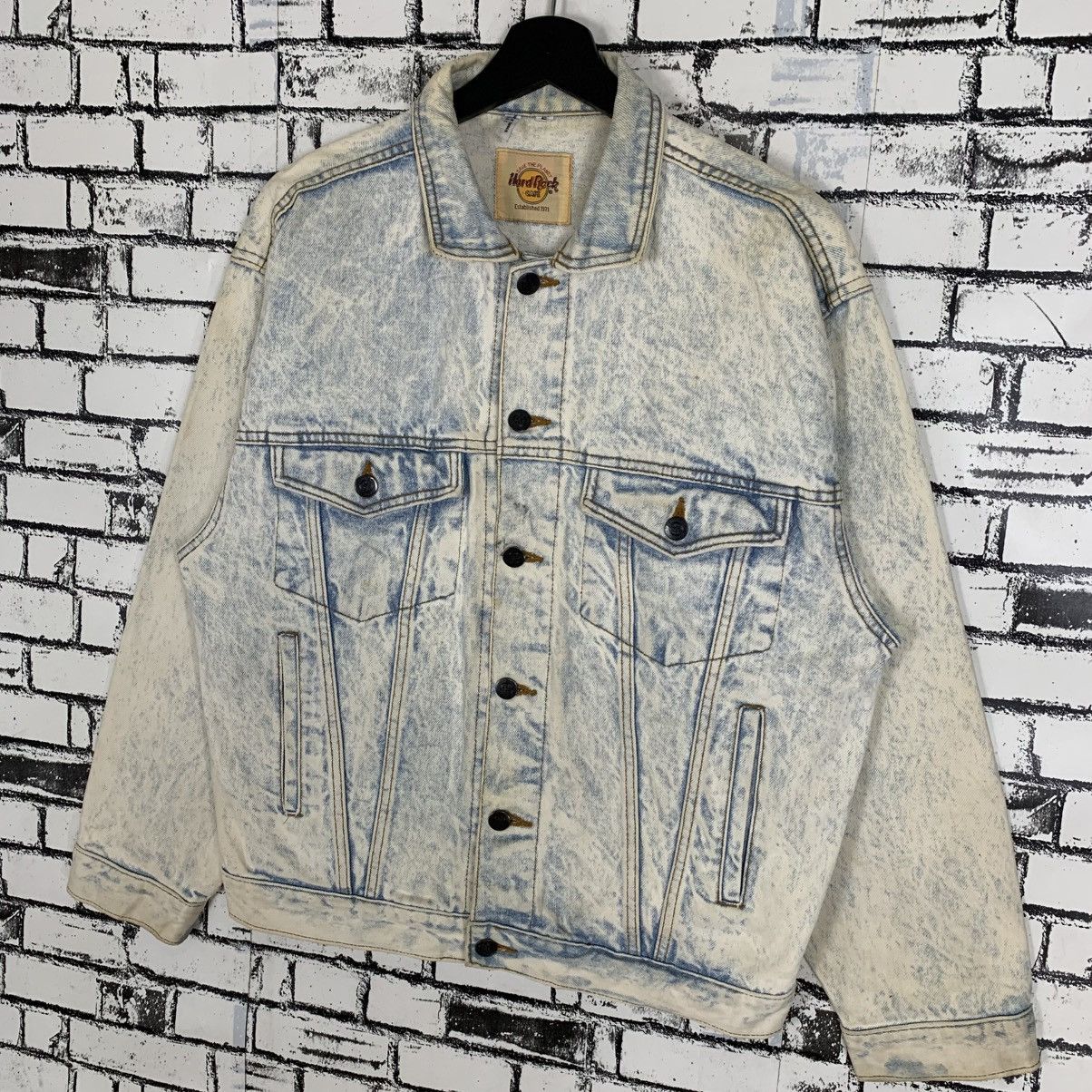 Hard Rock Cafe × Vintage Vintage Hard Rock Cafe Orlando Denim Jacket Small Size Size US S / EU 44-46 / 1 - 3 Thumbnail