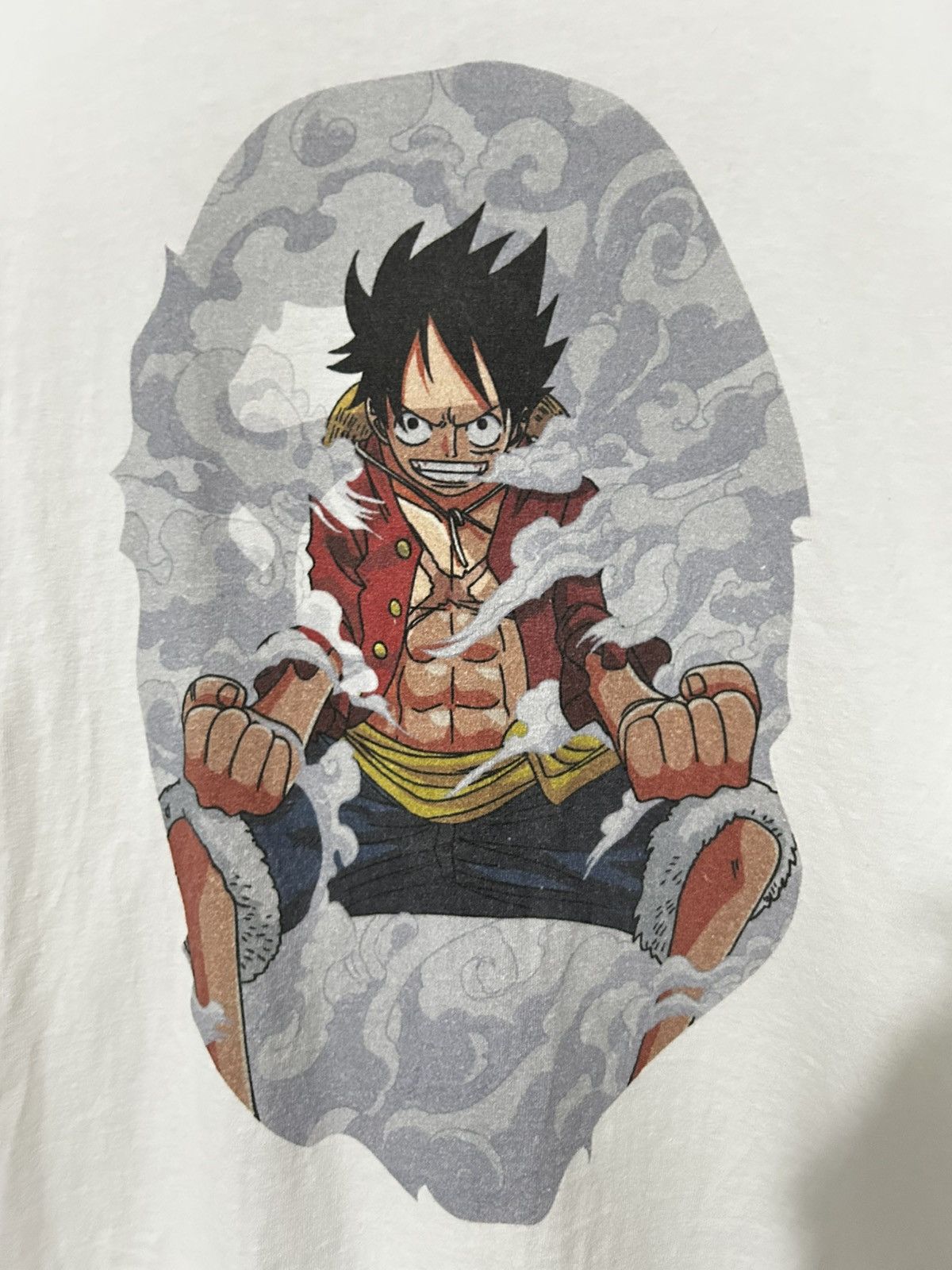 Bape × One Piece 2012 Bape x Onepiece Luffy 2nd Gear Graphic Tee Size US L / EU 52-54 / 3 - 2 Thumbnail