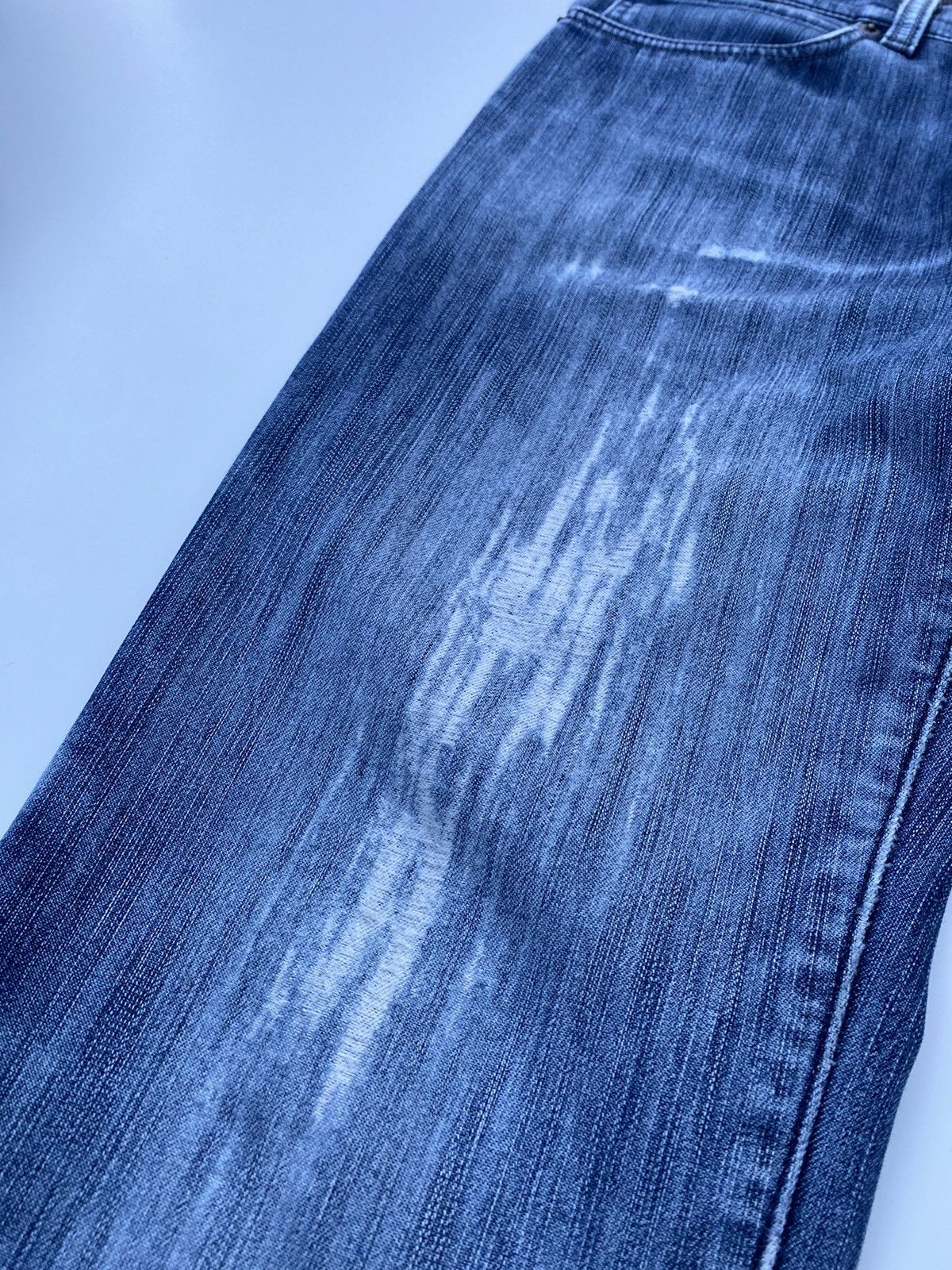 Edwin × Vintage Vintage Edwin Blue Distressed Denim Size US 33 - 8 Thumbnail
