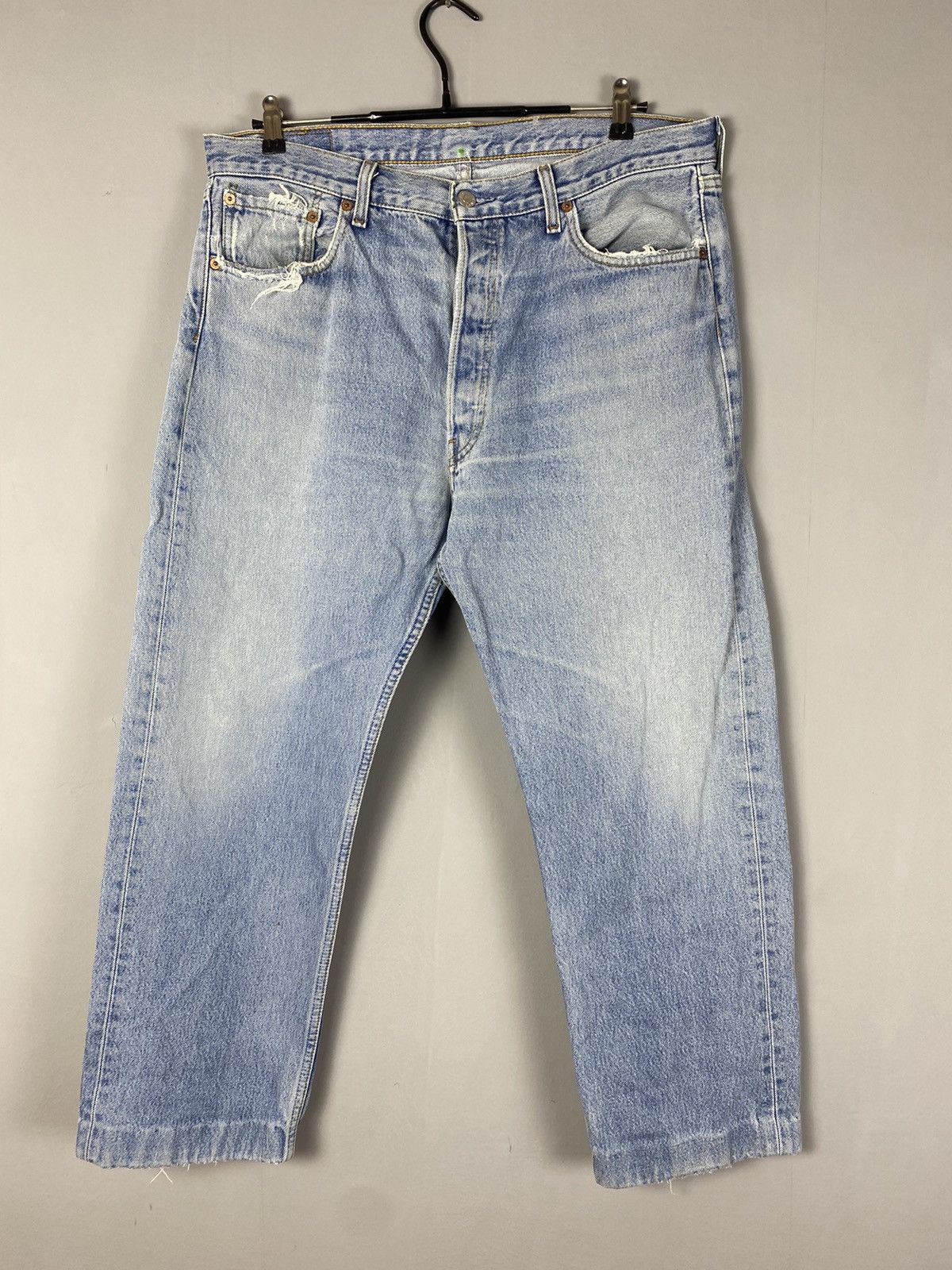 Levi's × Vintage Vintage 90s LEVIS 501 denim jeans Size US 38 / EU 54 - 4 Thumbnail