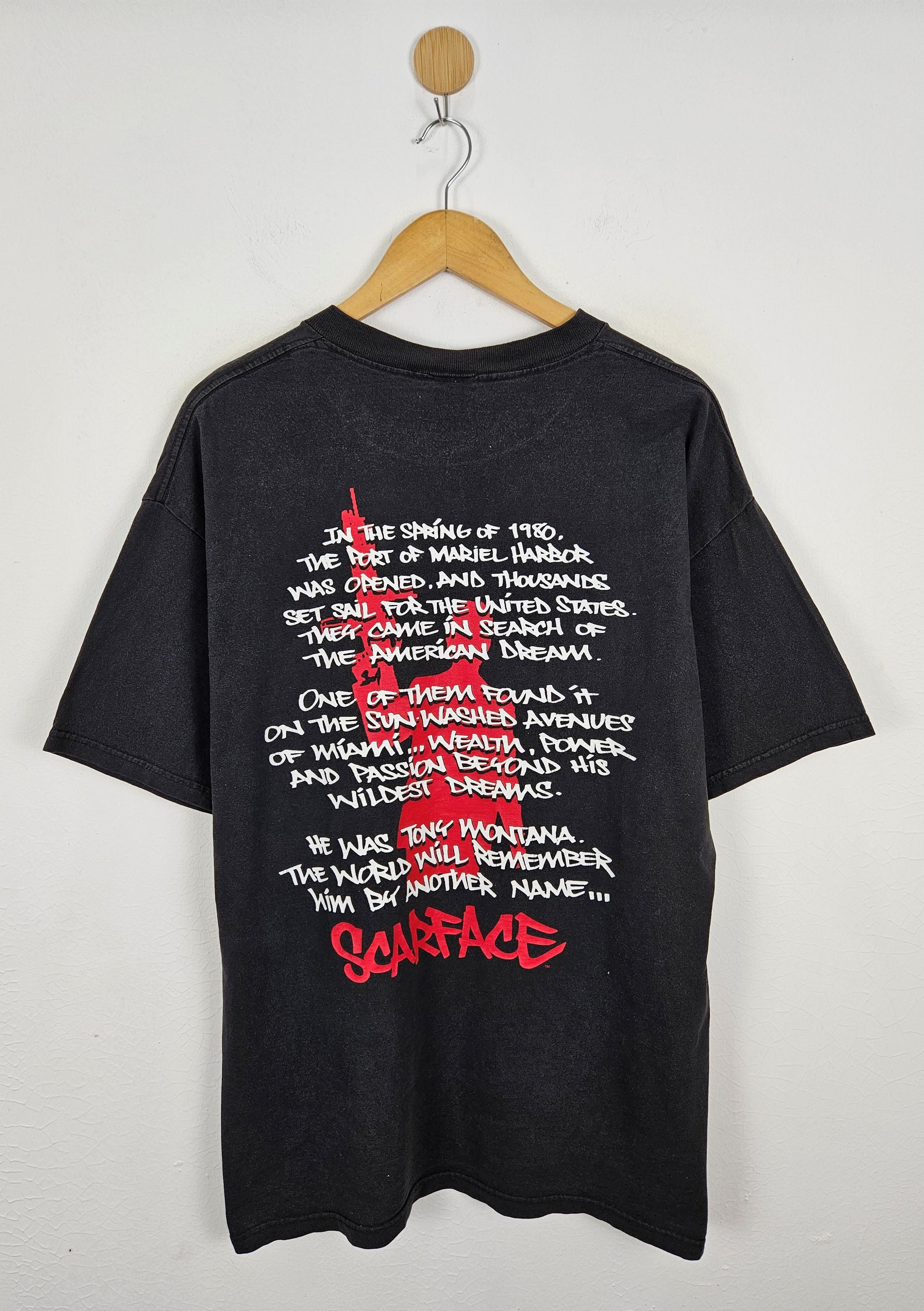 Vintage Vintage Scarface American Dream Shirt Size US XL / EU 56 / 4 - 2 Thumbnail