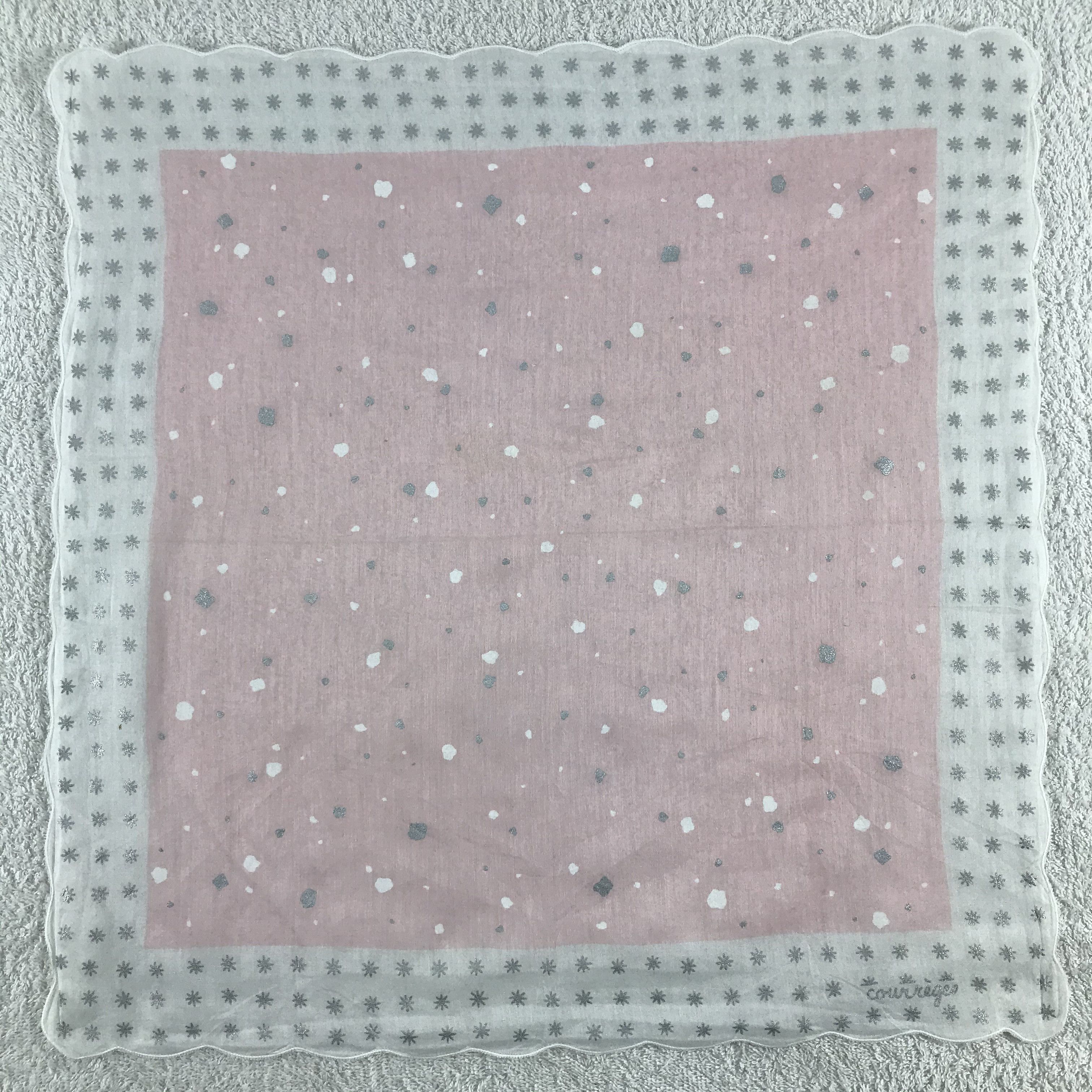Courreges × Vintage Courreges Bandana / Handkerchief / Neckerchief - S102 Size ONE SIZE - 1 Thumbnail